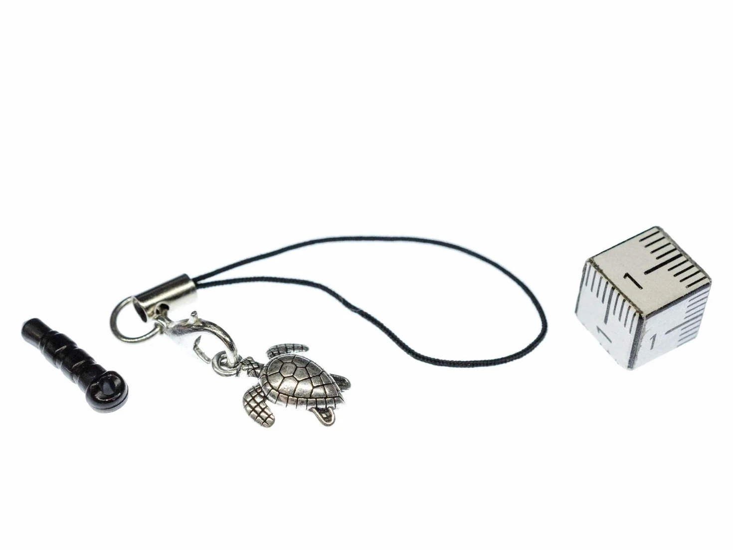 Miniblings Turte Pendentif téléphone portable Tortue 12mm Métal