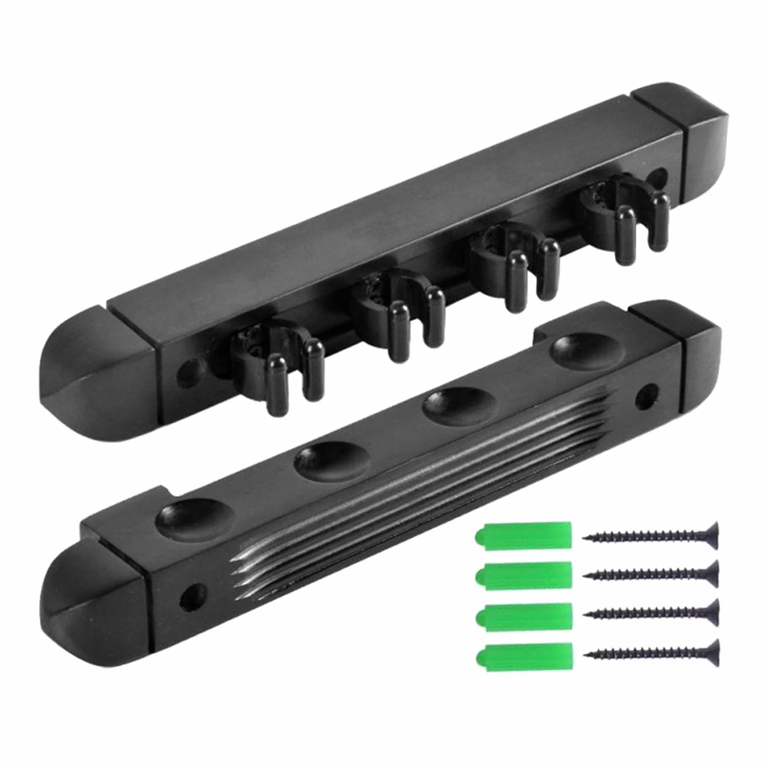 SM SunniMix Porte-queues Noir Mural 4 Porte-Queue De Billard Support Accessoires
