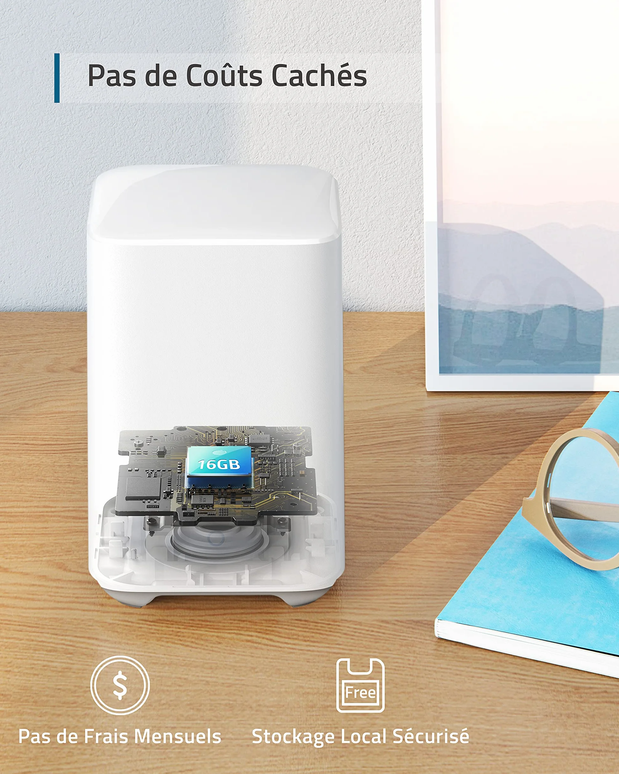 eufy Security Caméra de Surveillance WiFi Extérieure sans Fil, eufyCam 2C Base + 2 caméras, HD 1080p, IP67, Vision Nocturne