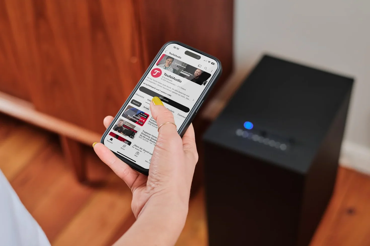 Teufel CONSONO 35 Système Home Cinéma Surround 5.1 avec Bluetooth, Dolby Audio, HDMI Arc CEC (Blanc)