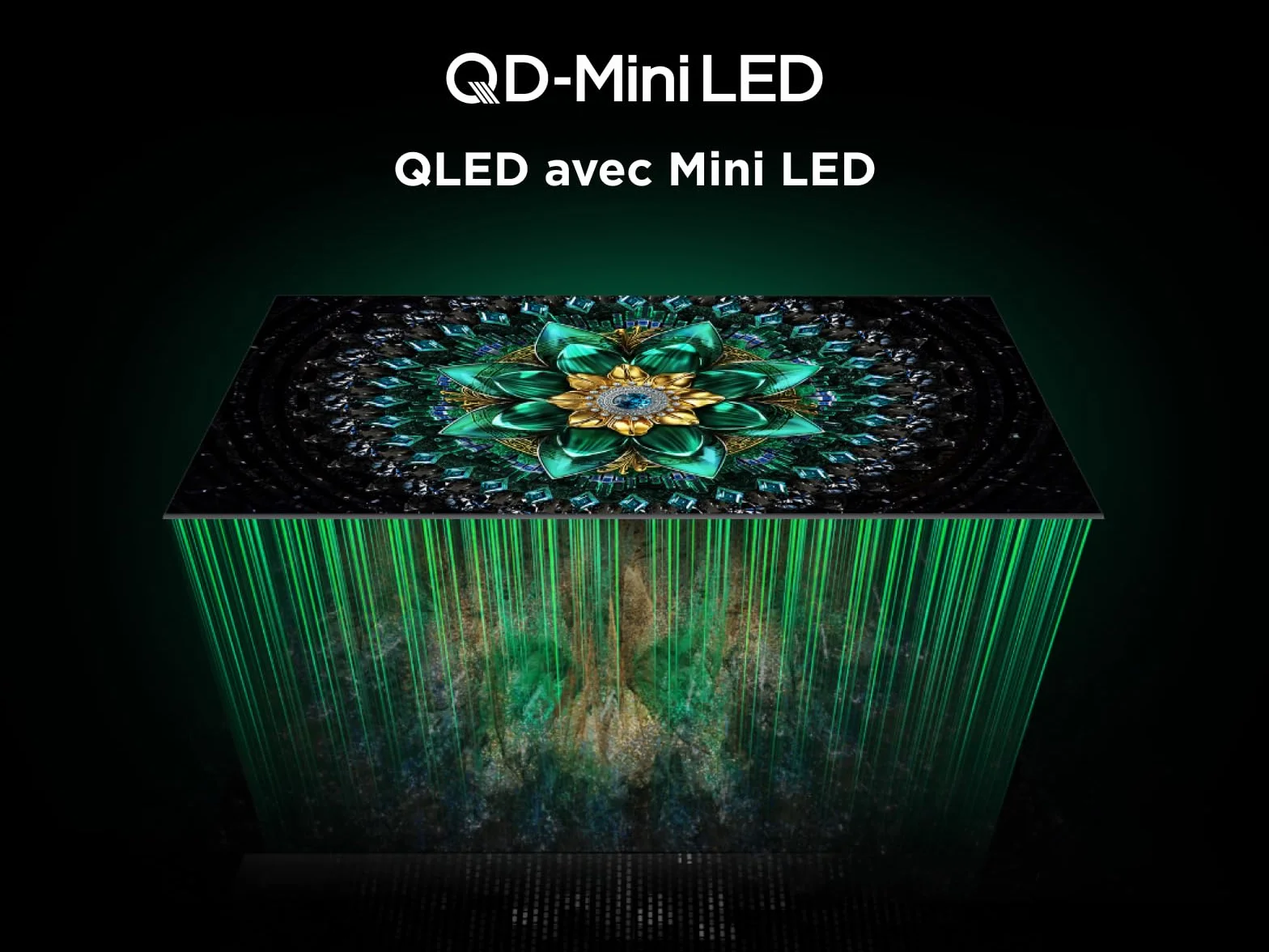 TCL 75Q6C QD-Mini LED TV, 4K HDR Premium 1000nits, Smart TV alimenté par Google (Dolby Vision IQ et Atmos, système Audio Onkyo 2.1, Motion Clarity Pro 144Hz, Game Master, contrôle Vocal Mains Libres)