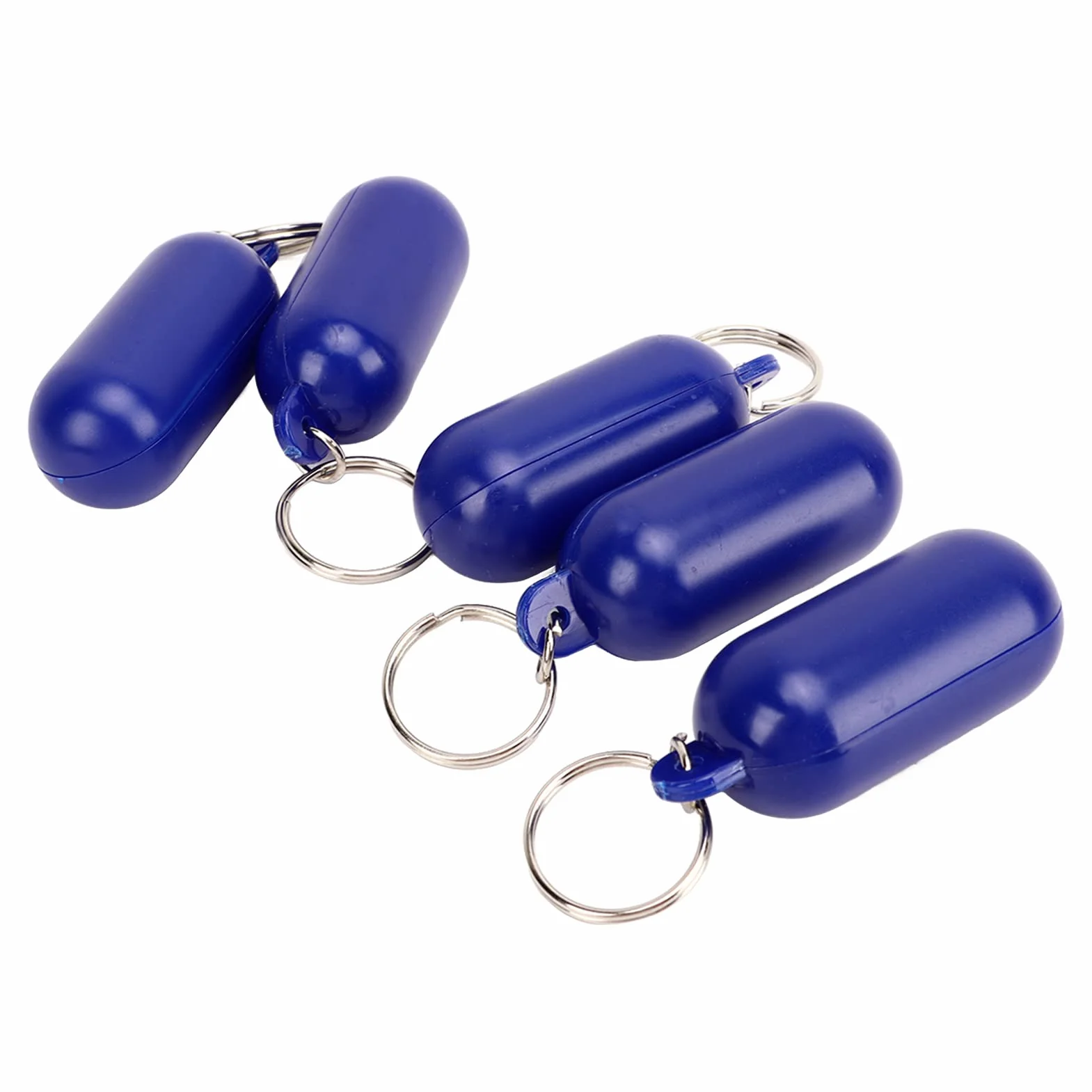 Porte-clés flottant 5 pièces ABS résistant à l'eau ultra-léger pour navigation voile plongée kayak piscine