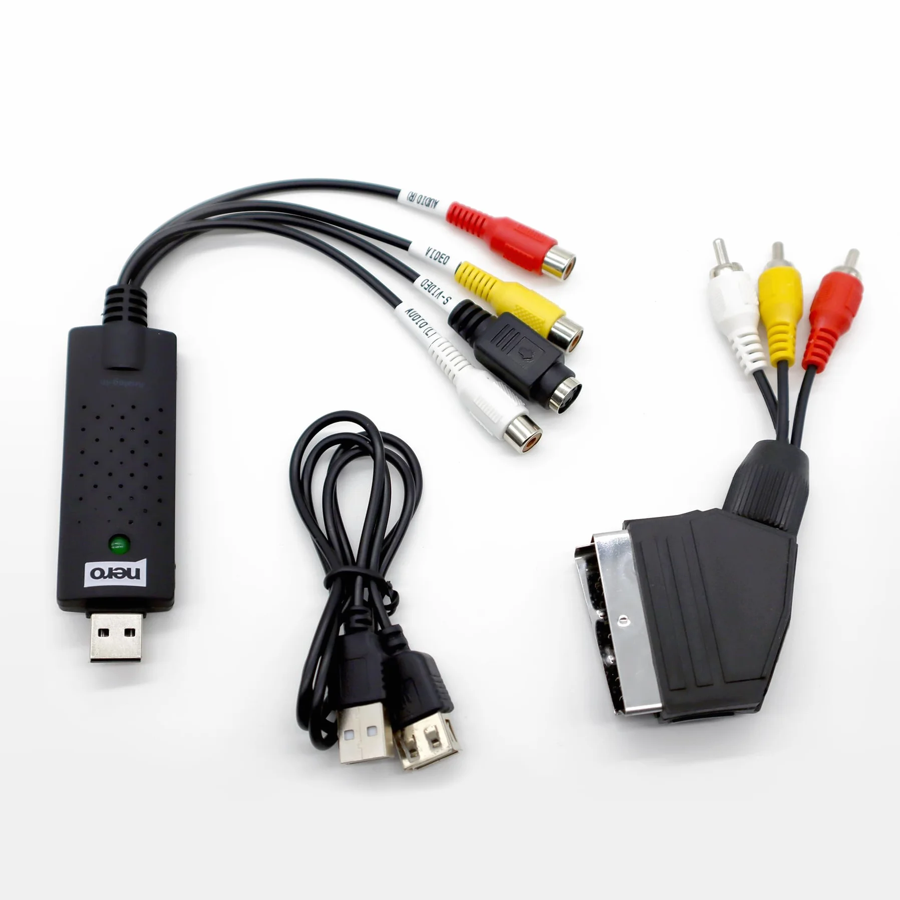 Nero Recode Stick Convertisseur VHS USB Numériser VHS S-VHS Hi8 Super 8 DVD PC Windows 10/11 macOS