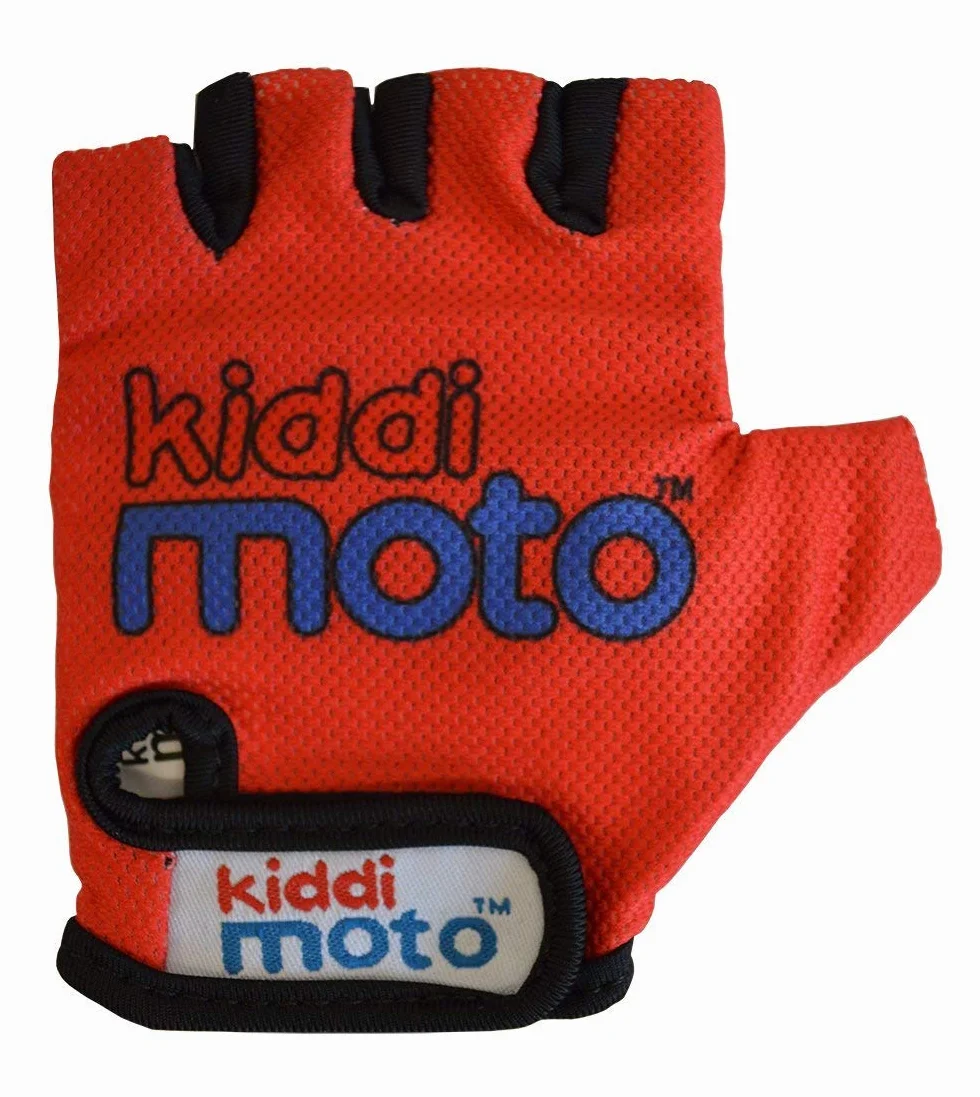 KIDDIMOTO Gants Vélo Enfant 2-8 Ans Cyclisme Trottinette Rouge