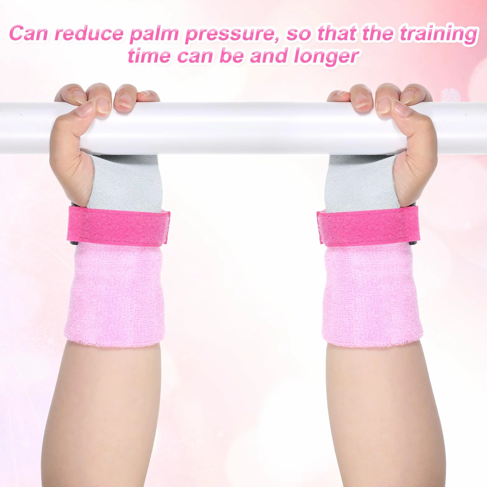 Ensemble de poignées et bandeaux de gymnastique pour filles - Gants, protection paume, support poignet