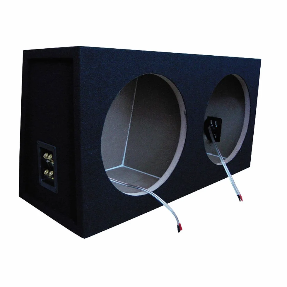 MDF Caisson Vide Double pour Subwoofer 12-inch/30cm 2x connexion