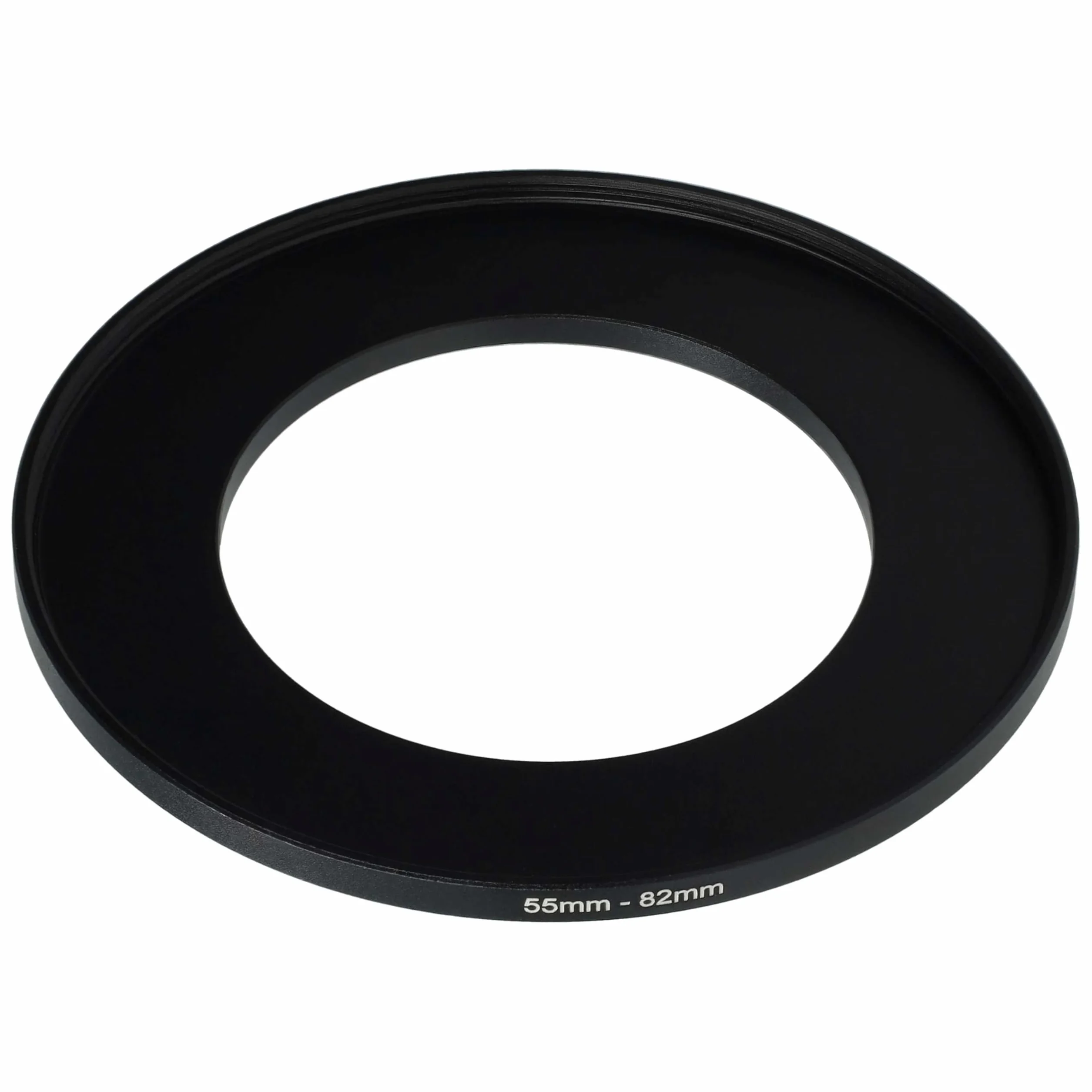 vhbw Adaptateur de Filtre Step-Up 55mm - 82mm pour Objectif d'appareil Photo, métal Noir