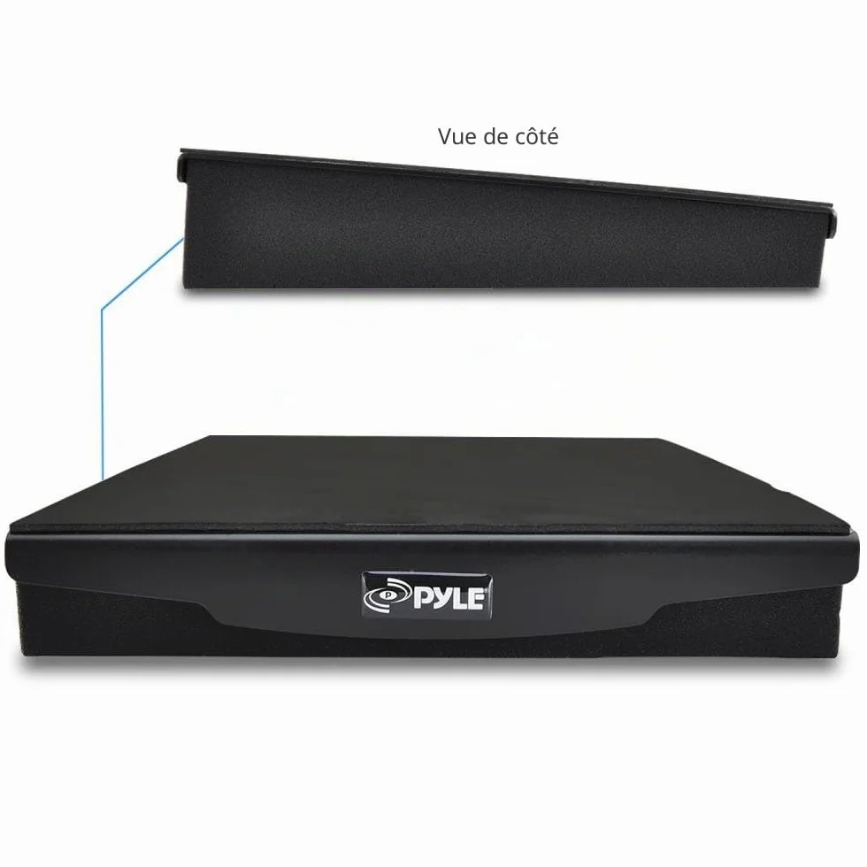 Pyle PSI04 Base de Haut-Parleur Acoustique avec Isolation phonique et Vibrations, 19,1 x 23,1 cm (Simple)