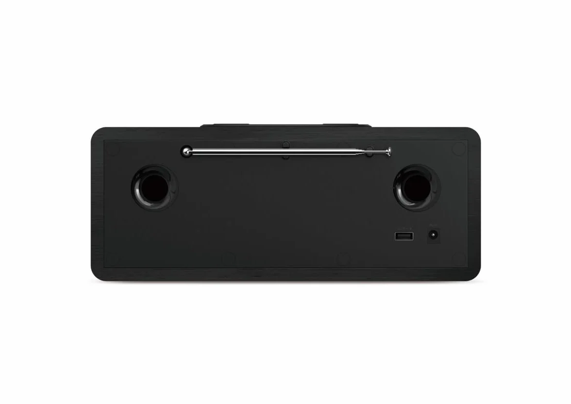 Philips R8805/10 Radio Internet, Radio Bluetooth avec Spotify Connect (Bloc de Chargement Qi pour téléphones Mobiles, USB, Mise en Veille programmable, Alarme duale) Noir