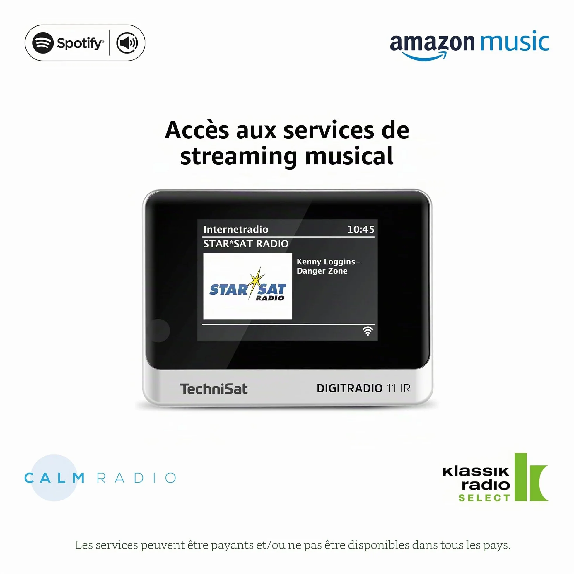 TechniSat DIGITRADIO 11 IR Adaptateur Dab+ et Radio Internet (Wi-FI, écran Couleur, Bluetooth, télécommande, réveil, sans Haut-Parleur, idéal pour la Mise à Niveau des systèmes Hi-FI existants)