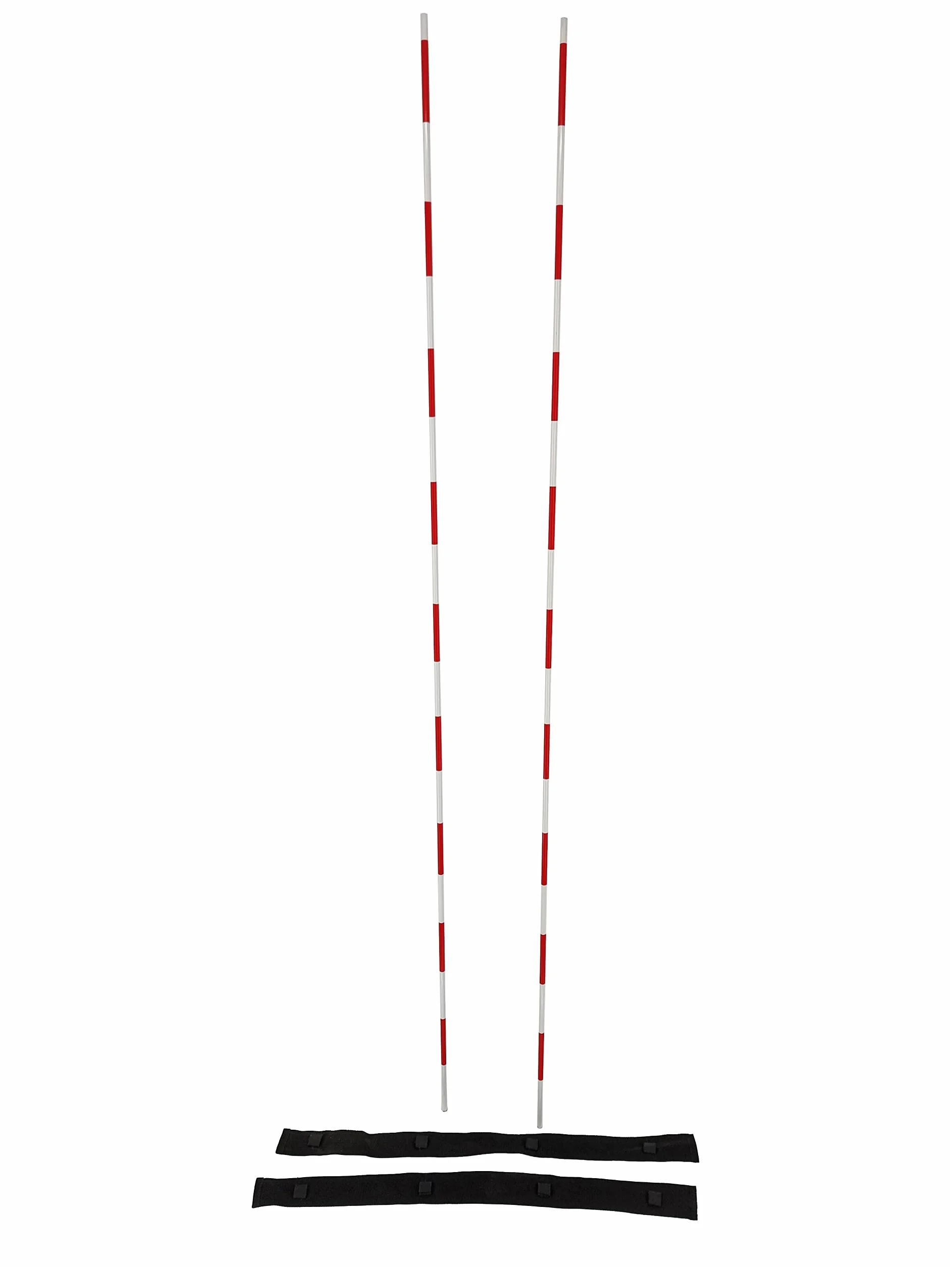 Lot de 2 Mires de Volley-Ball avec Attaches Velcro - Antennes VB pour Entraînement