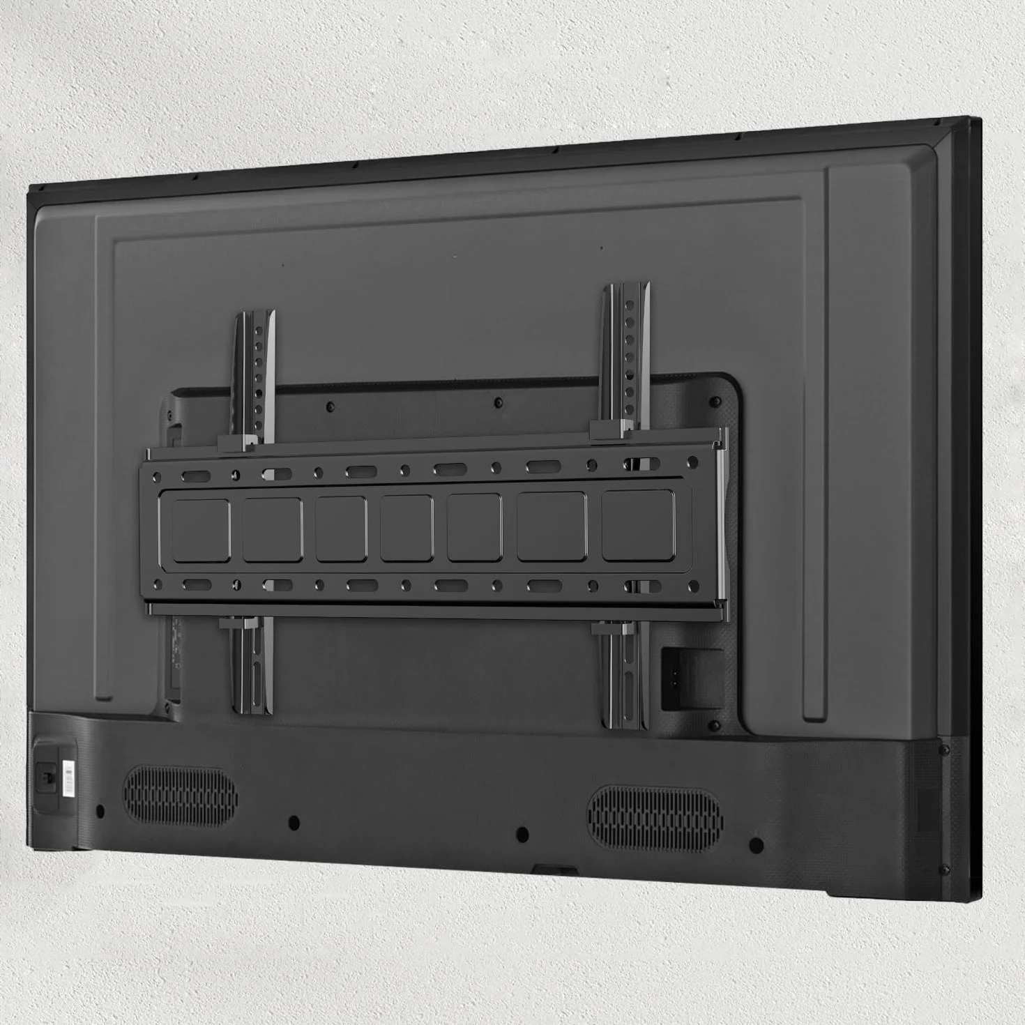 Support Mural TV pour téléviseurs de 32 à 75 Pouces, réglage de l'inclinaison vers Le Haut et vers Le Bas, VESA Max 600x400 mm Charge 70 kg, 40 43 50 55 60 65 Pouces Rack Mural pour TV