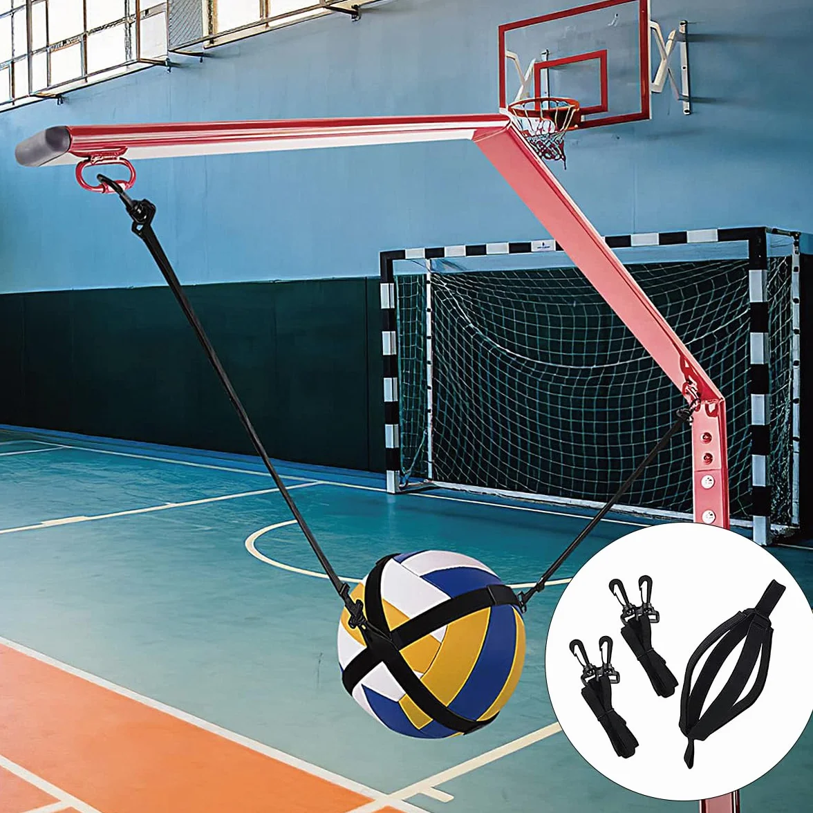 Kiuiom Appareil d'entraînement de volley-ball avec cordons élastiques réglables, Ceinture de résistance noire