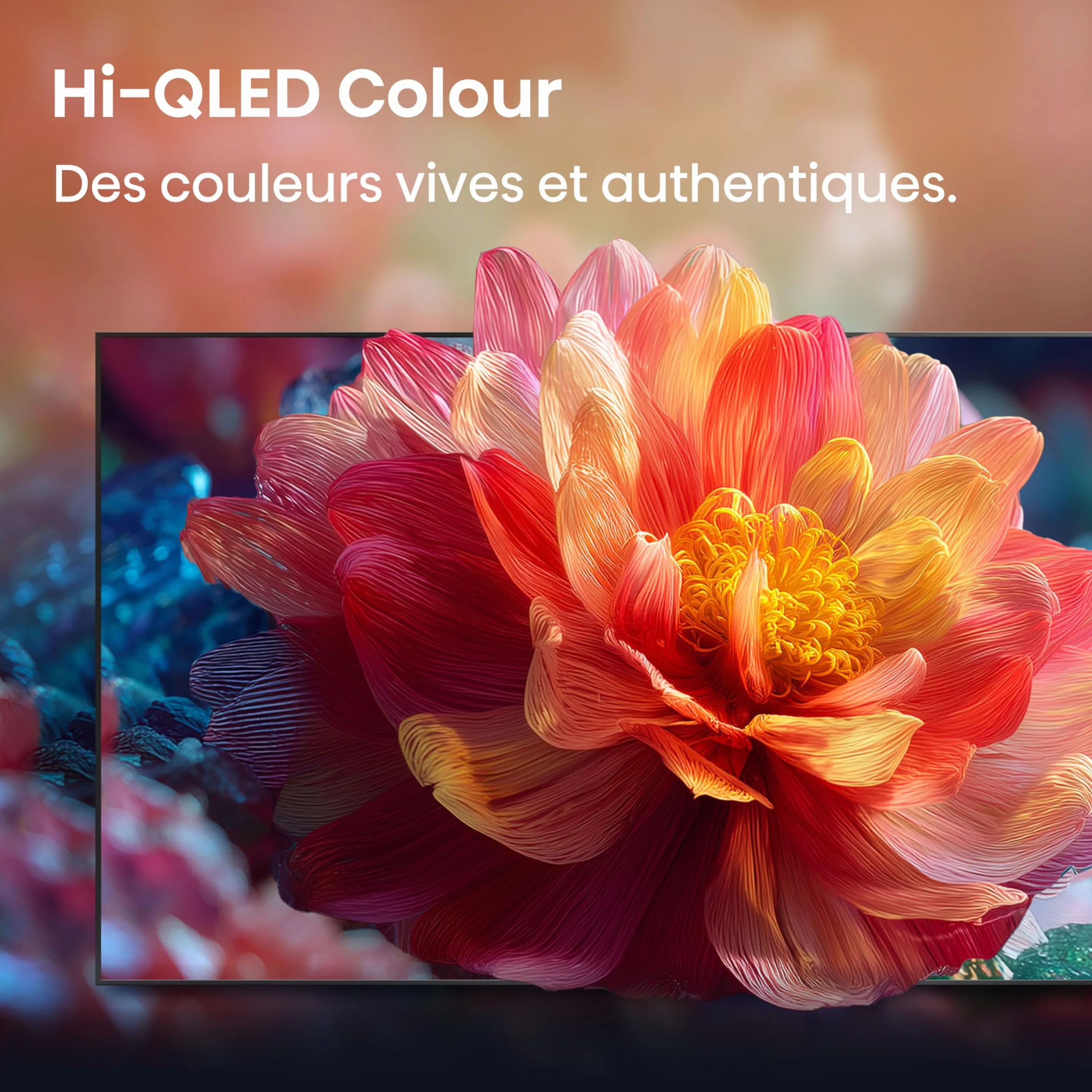 Hisense 85E7DS TV QLED 4K 85" (215 cm) - Série E7DS - Dolby Vision IQ & Atmos, 120Hz HSR, Game Mode Plus, Smart TV HomeOS, Alexa Intégrée, AirPlay 2.