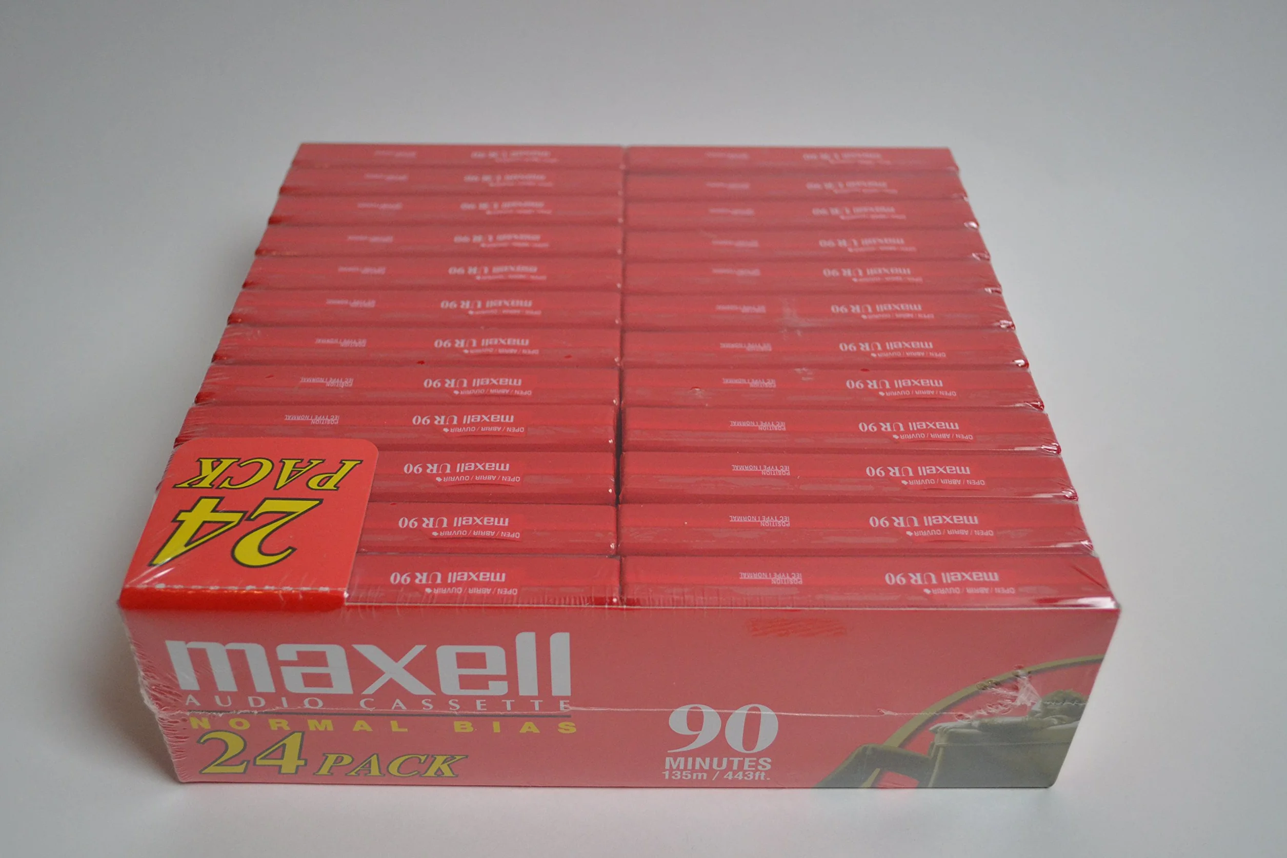 Maxell UR 90 Cassette Audio 24-Pack