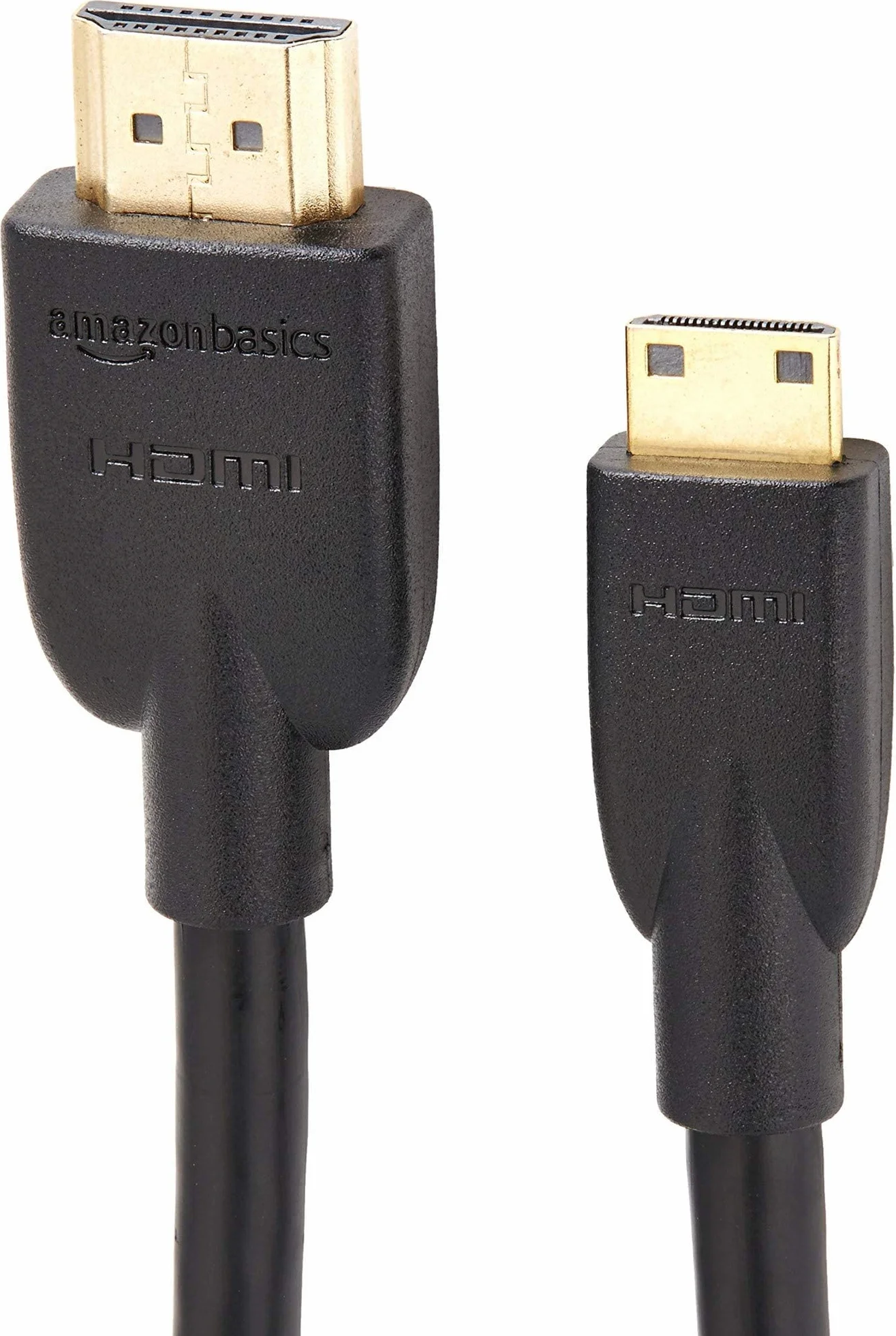 Amazon Basics Câble mini HDMI (source) vers HDMI (écran) haute vitesse, 1.8 m, noir