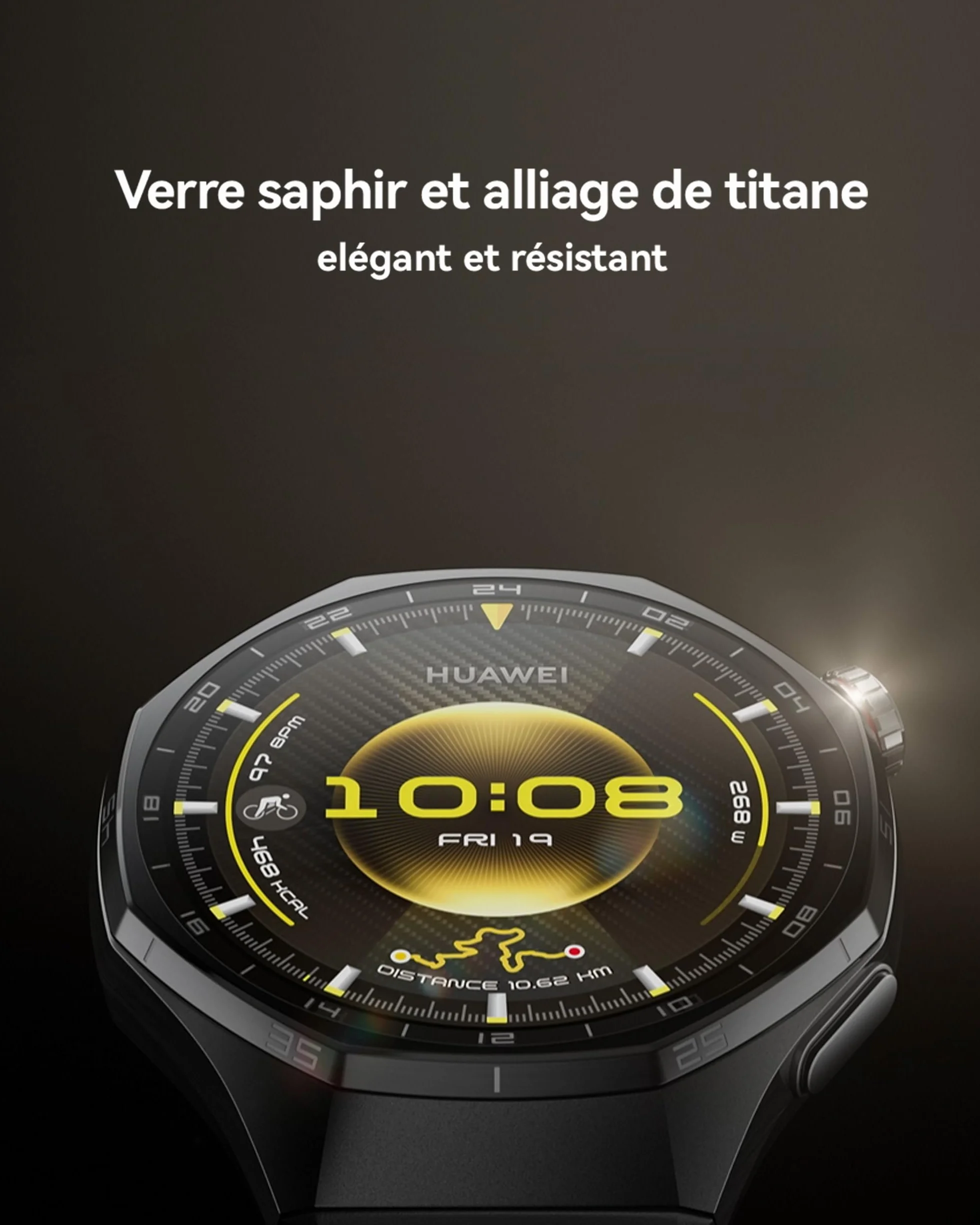 HUAWEI Watch GT 6 Pro GPS 46mm Montres connectées, Écran AMOLED de 1,47 Pouce, Jusqu'à 21 Jours d'autonomie, Cyclisme de Niveau Professionnel, Fonctionne avec iOS et Android, Analyse ECG, Noir