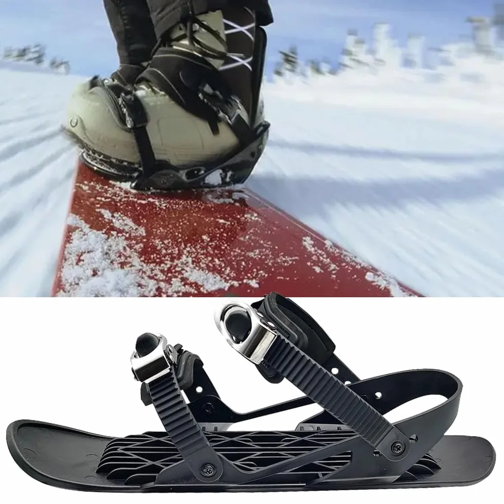 Snowboard Binding Straps en Plastique Ski Sangle de Fixation D'échelle Rechange de Cheville 6 Pièces