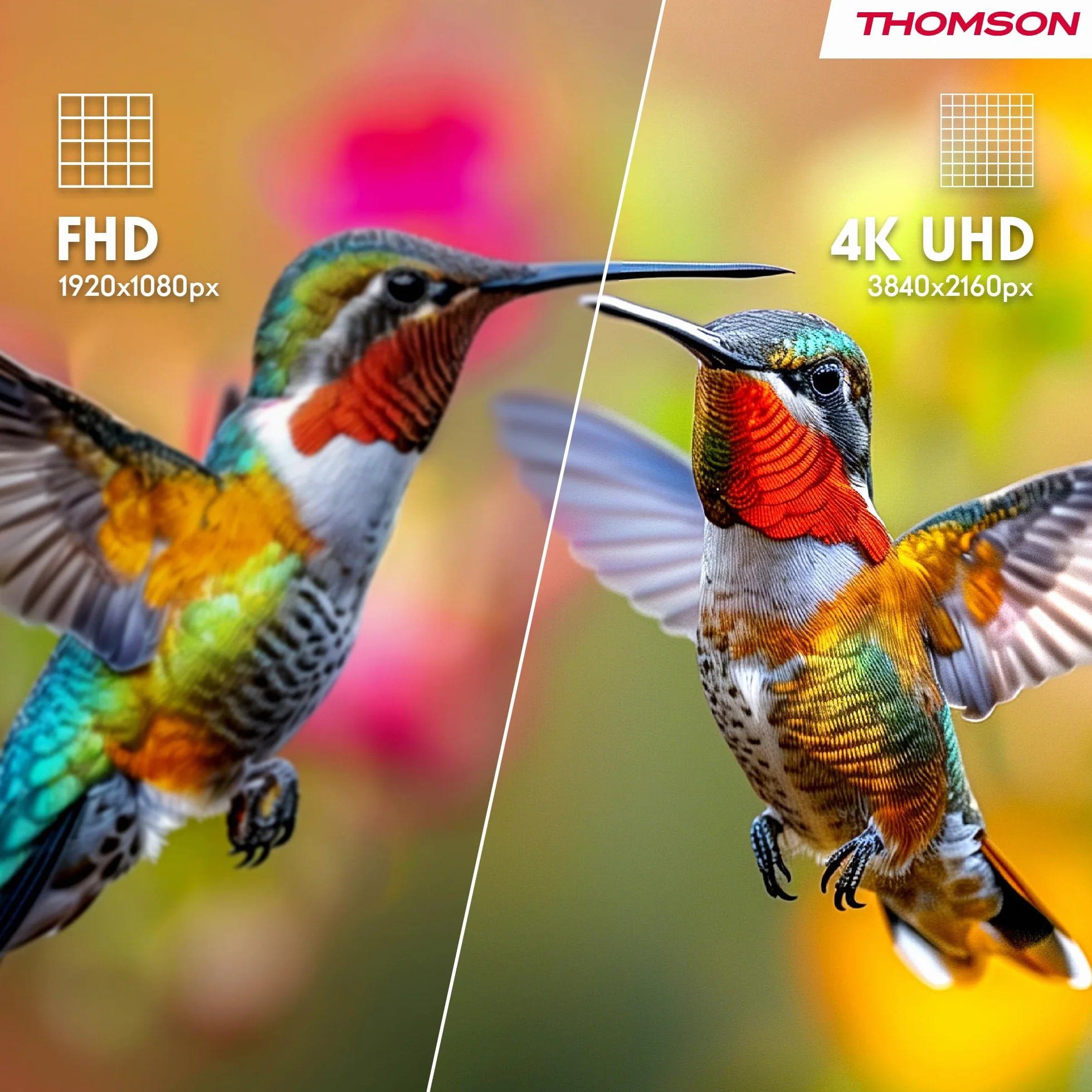 THOMSON Go Plus 32 Pouces (81 cm) Android Portable 4K UHD écran Tactile Wi-Fi 6 Bluetooth 5.1 Batterie 4h