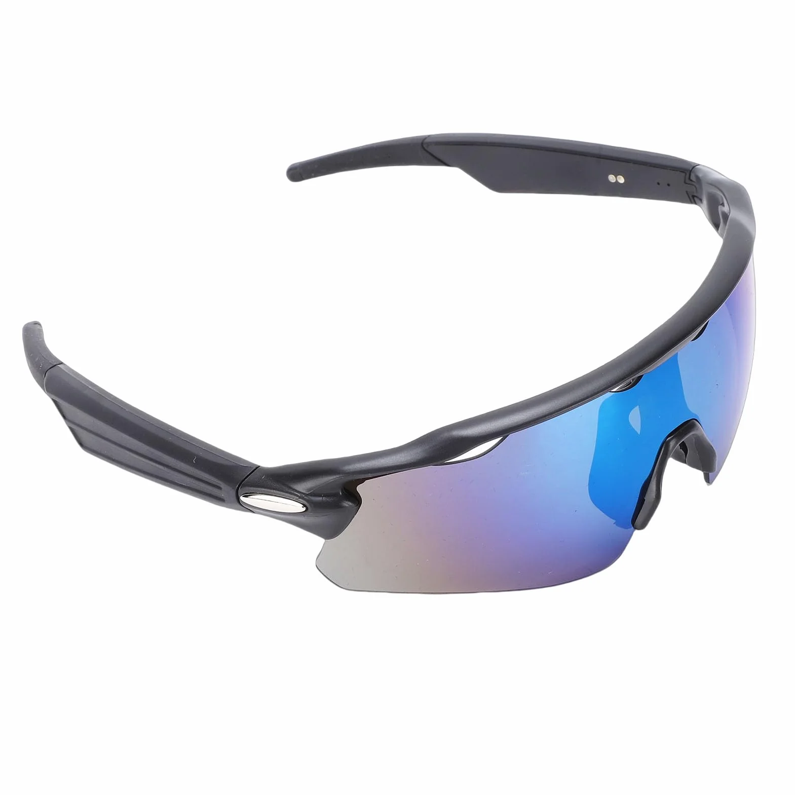 Topiky Lunettes de Soleil Intelligentes de Sport, Lunettes de Cyclisme Bluetooth avec Verres Polarisés, Haut-parleurs de Musique à Oreille Ouverte, de Sport Coupe-Vent,