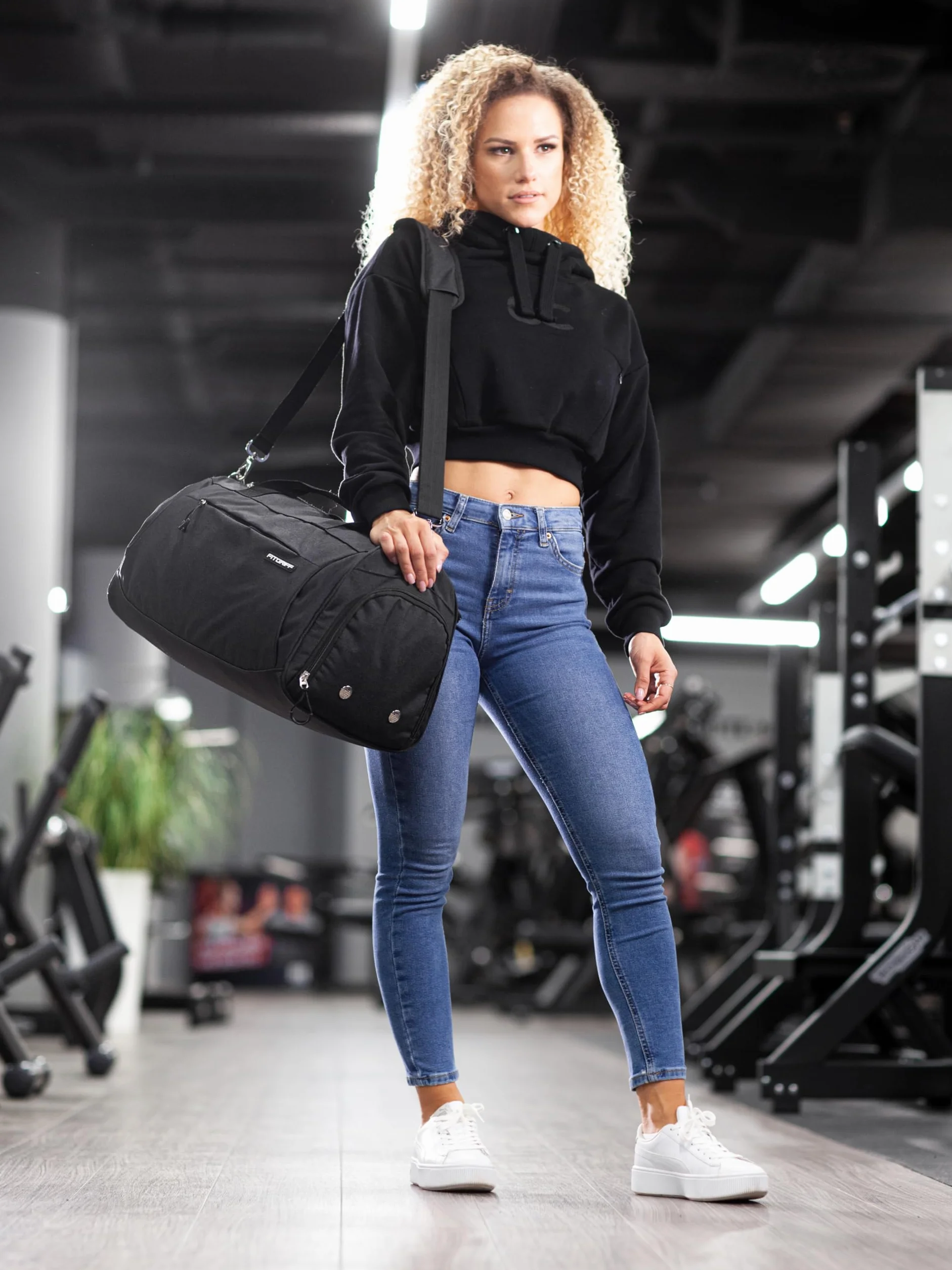 Fitgriff® Sac de Sport Homme Femme V1 - Sac de Voyage Compartiments Chaussures Humide Duffel Bag