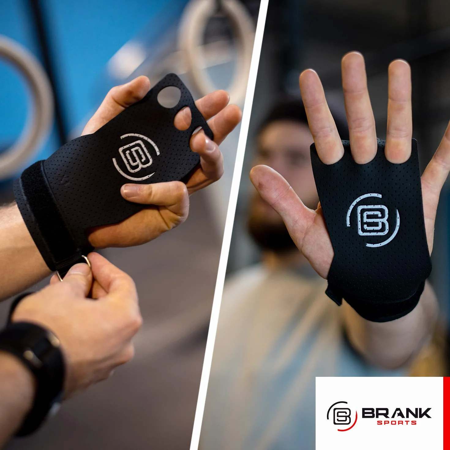 Maniques Crossfit en Cuir Panther 2 et 3 Trous Protection Mains | Grip Crossfit Gymnastique Musculation