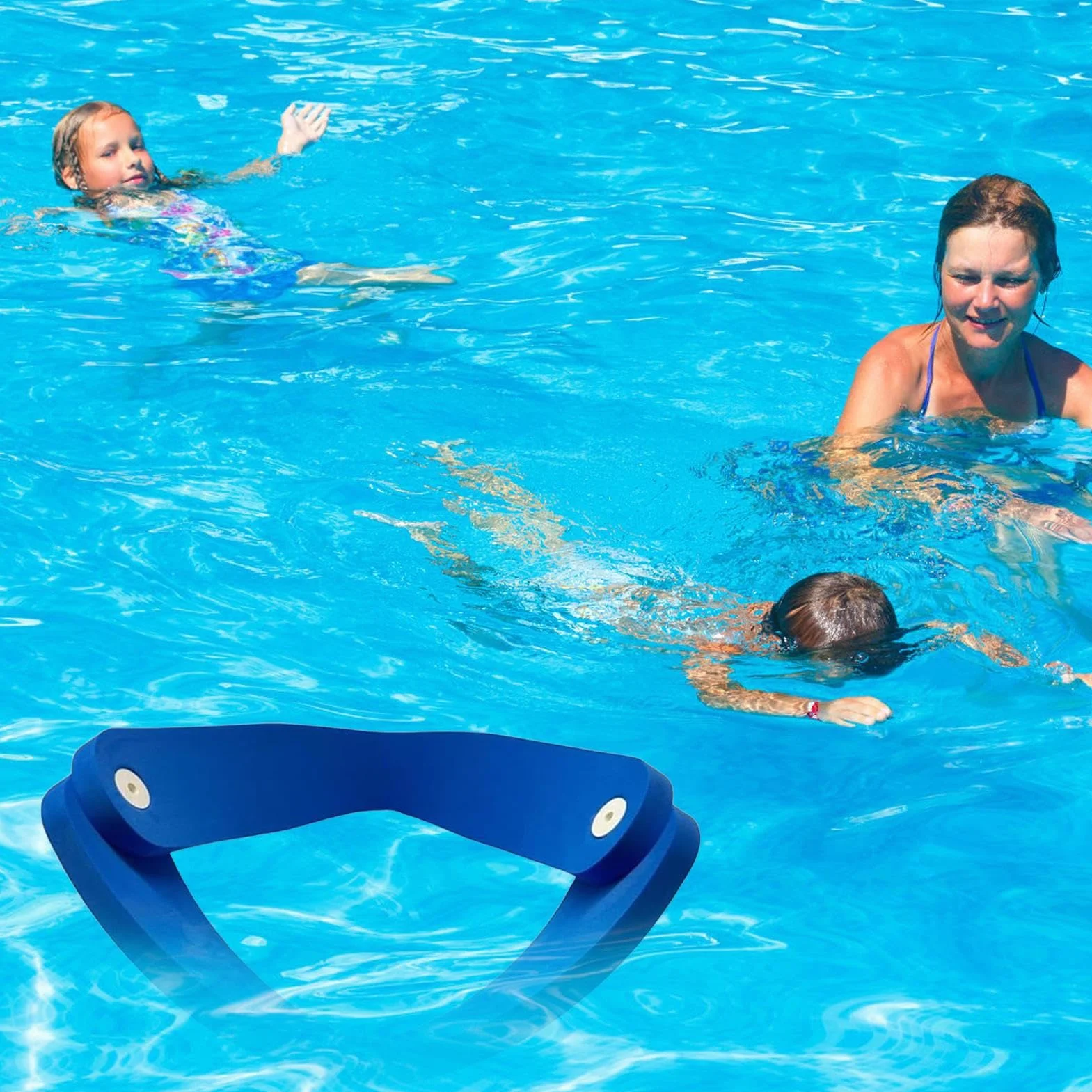Chaise Flottante pour Piscine Selle Stable Hamac Sièges Adultes Plage Lac