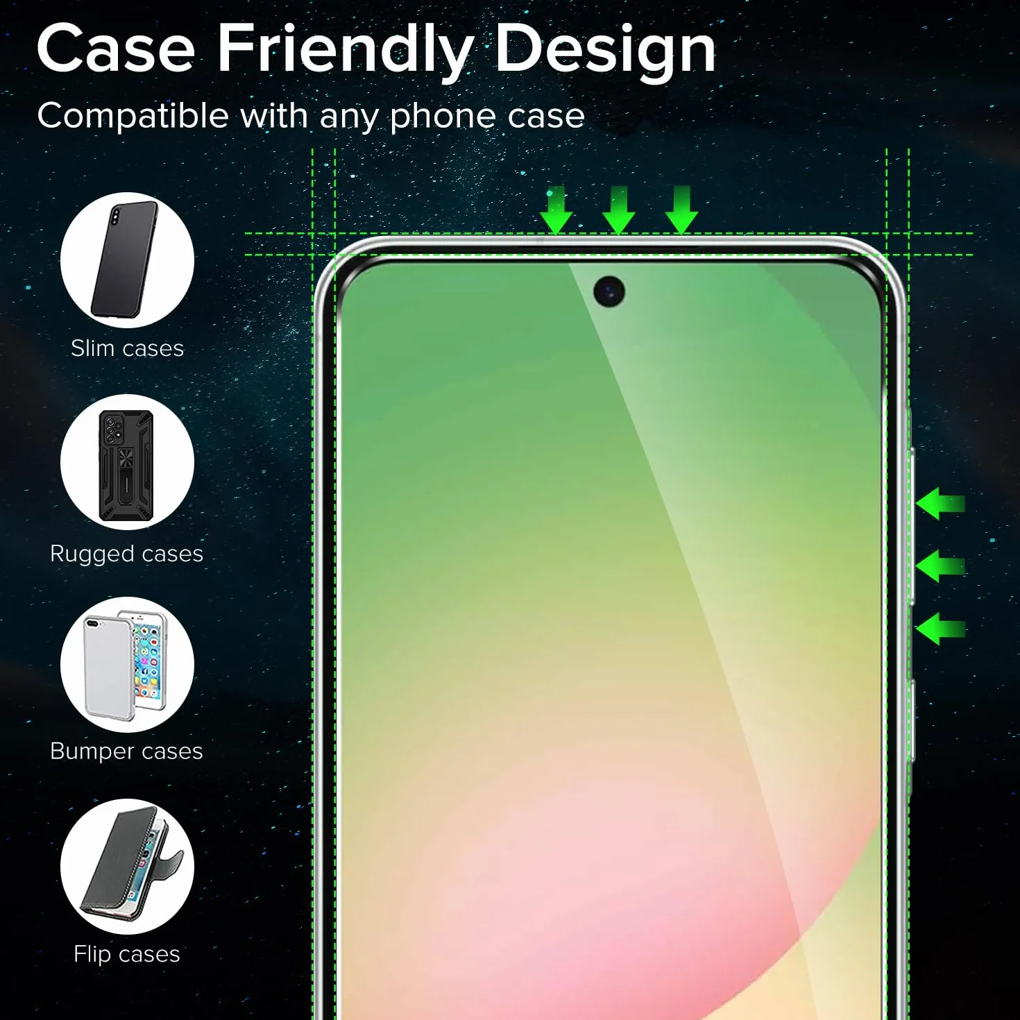 ivoler Verre Trempé pour Samsung Galaxy A56 5G Installation en 30 Secondes, Outil d'Installation Facile, Protection d’écran en 9H Dureté, Anti-Rayures, sans Bulles - 2 Pack