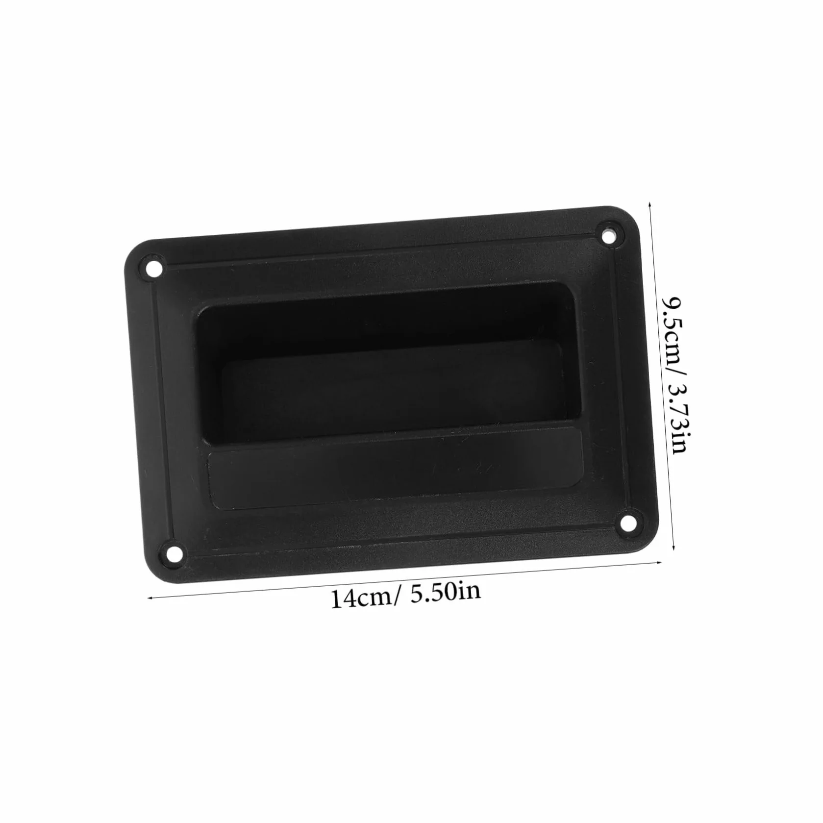 Homoyoyo Poignée Latérale de Haut-Parleur en Plastique pour Accessoires Audio, Petite Poignée Encastrée Pratique pour Enceintes, Lot de 4 Pièces pour Usage Scène ou Maison