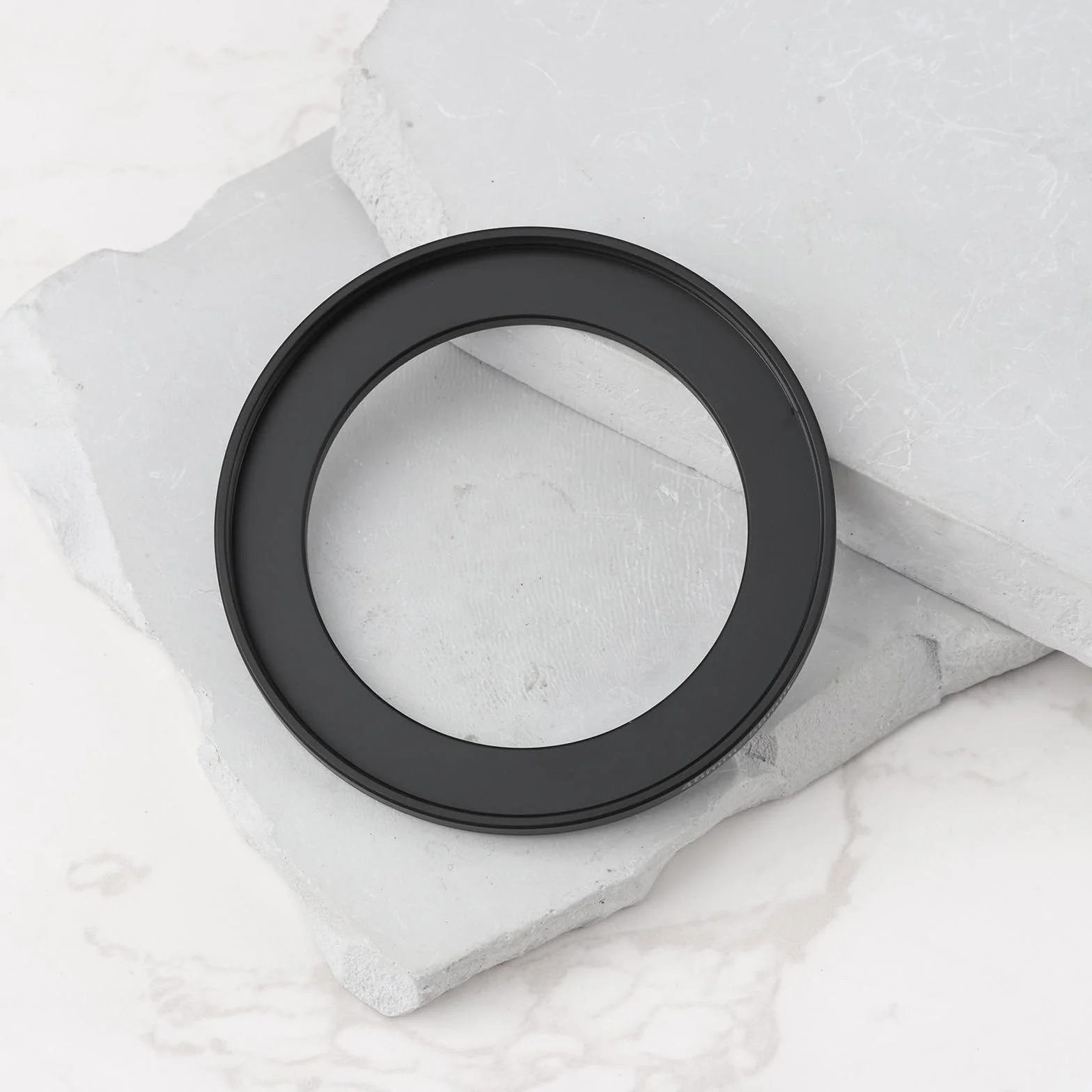 Lot de 2 bagues d'adaptation Step Up en alliage d'aluminium 46 mm à 58 mm Filetage 0,75 mm pour filtre d'appareil photo