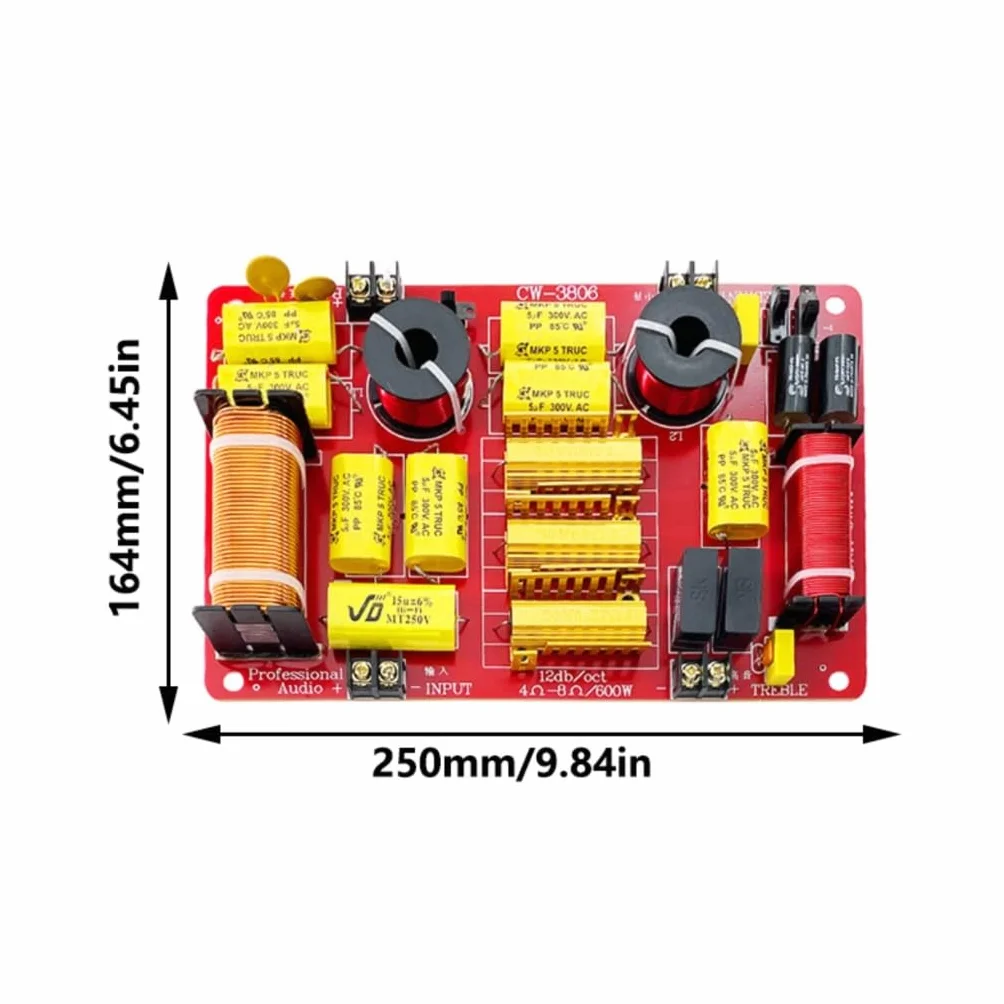 Module de filtre HiFi Crossovers 3 voies pour haut-parleur domestique