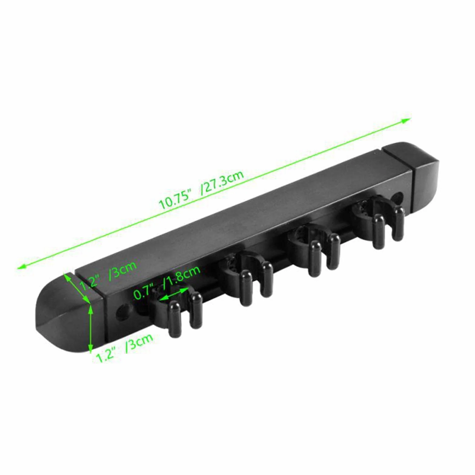 SM SunniMix Porte-queues Noir Mural 4 Porte-Queue De Billard Support Accessoires