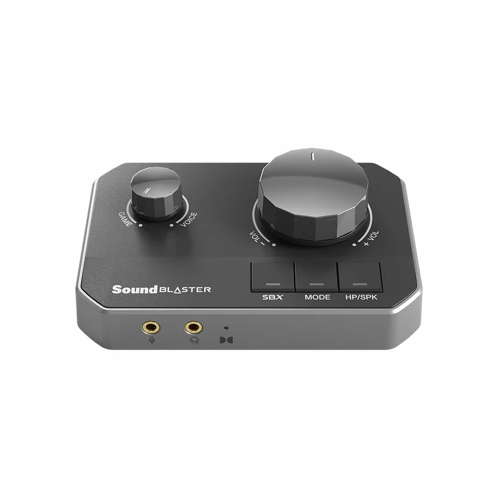Sound Blaster G8 – DAC USB Gaming Hi-Res avec mixage Audio USB Double et Acoustic Engine entièrement Personnalisable et égaliseur à 10 Bandes.