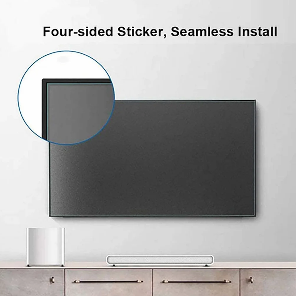 Film Mat antireflet et Anti-Casse pour téléviseur 40-75 Pouces, Protection d'écran LCD LED OLED QLED, 65 Pouces, 1440 x 809