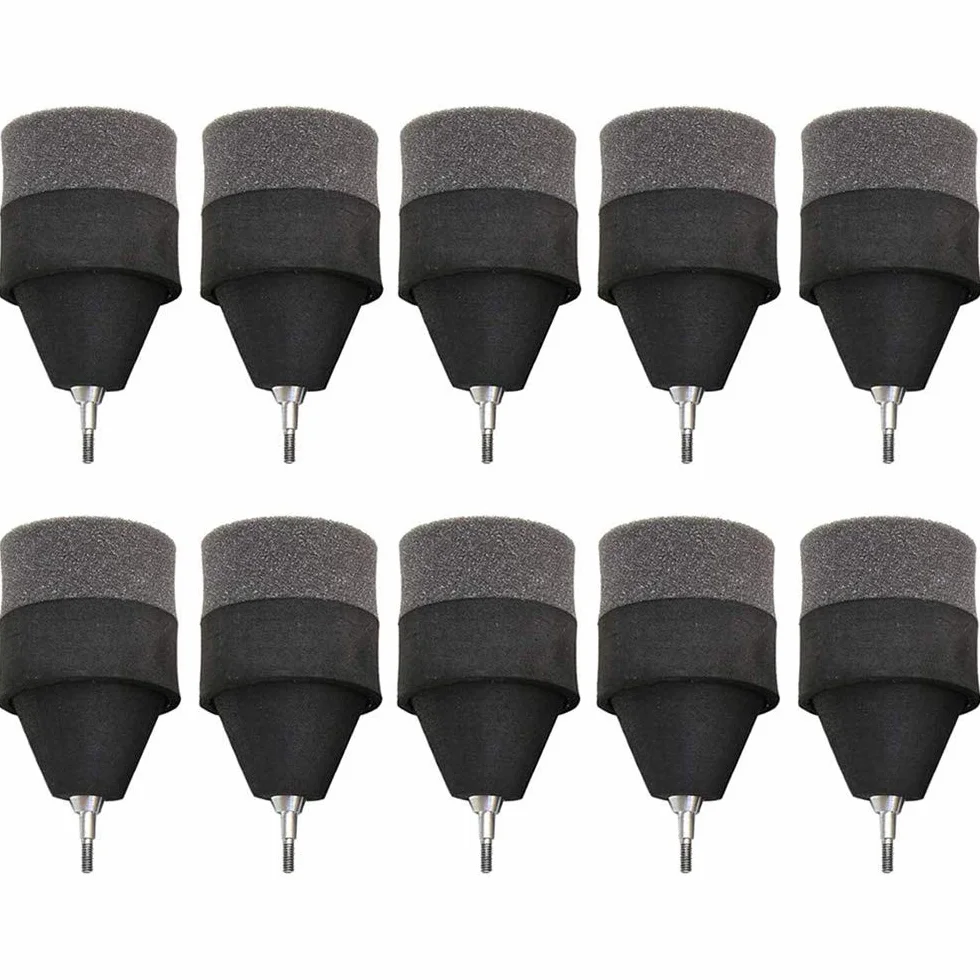 Mousse éponge Pointes de flèche Souples pour tir à l'arc Chasse Pratique POFET 10pcs