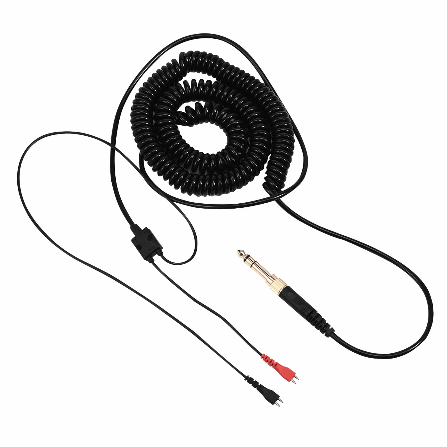 Tbest Hd25 Cable,Cable HD 25,Câble De Casque Enroulé,Câble De Bobine À Ressort De Remplacement pour Écouteurs Hd25/ 560/540/ 480/430