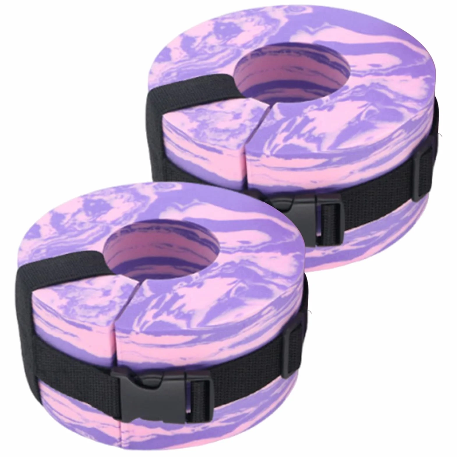Haltères de cheville d'eau - Poids de piscine portable pour entraînement physique et aérobic aquatique