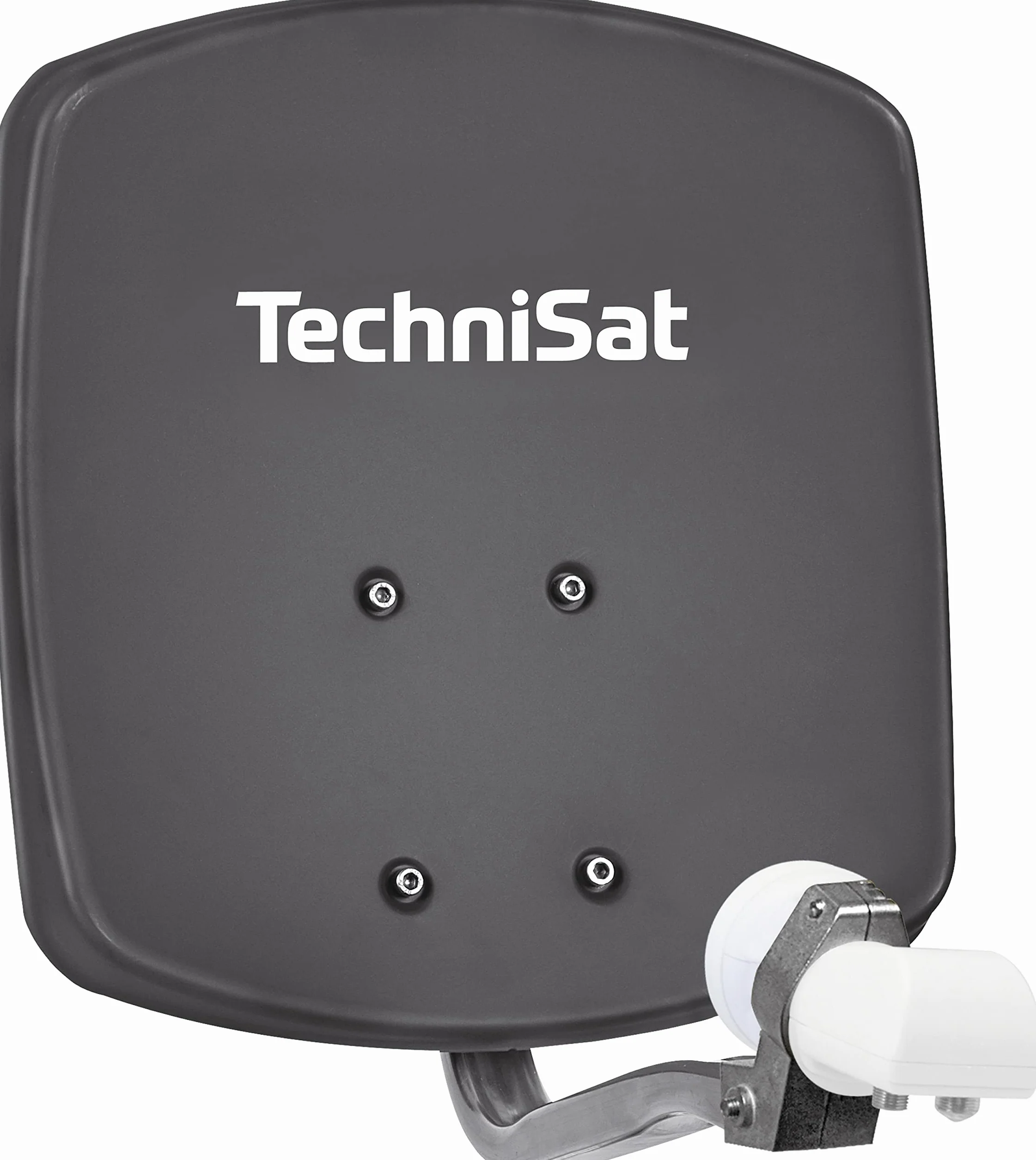 TechniSat DigiDish 33 Parabole en aluminium avec fixation AZ/EL et LNB twin Gris