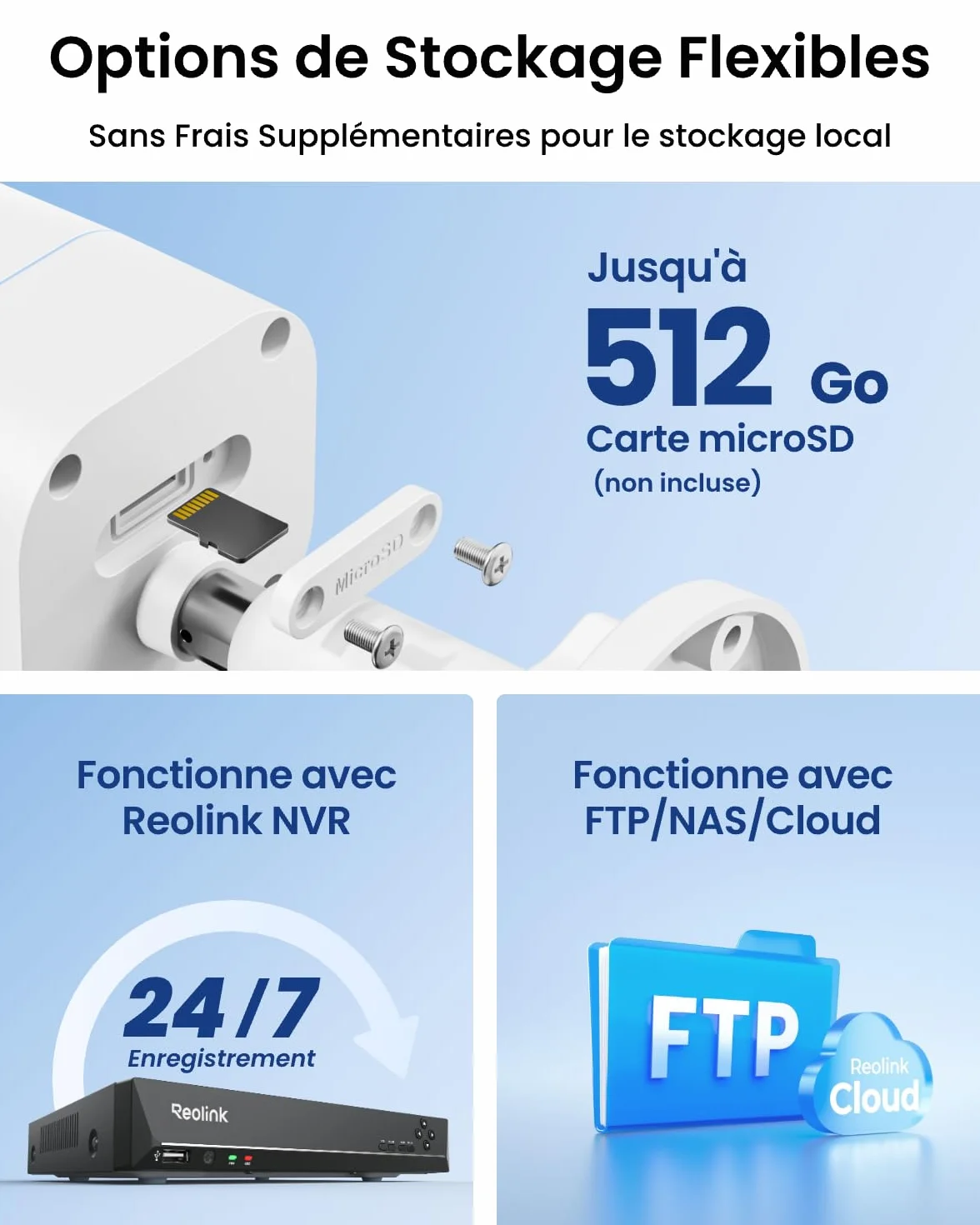 Reolink 4K Caméra IP PoE avec Détection Personne/Véhicule/Animal, Caméra de Surveillance Extérieure avec Etanche IP67, Fente pour Carte microSD, Vision Nocturne IR, Support Audio, Time Lapse, RLC-810A