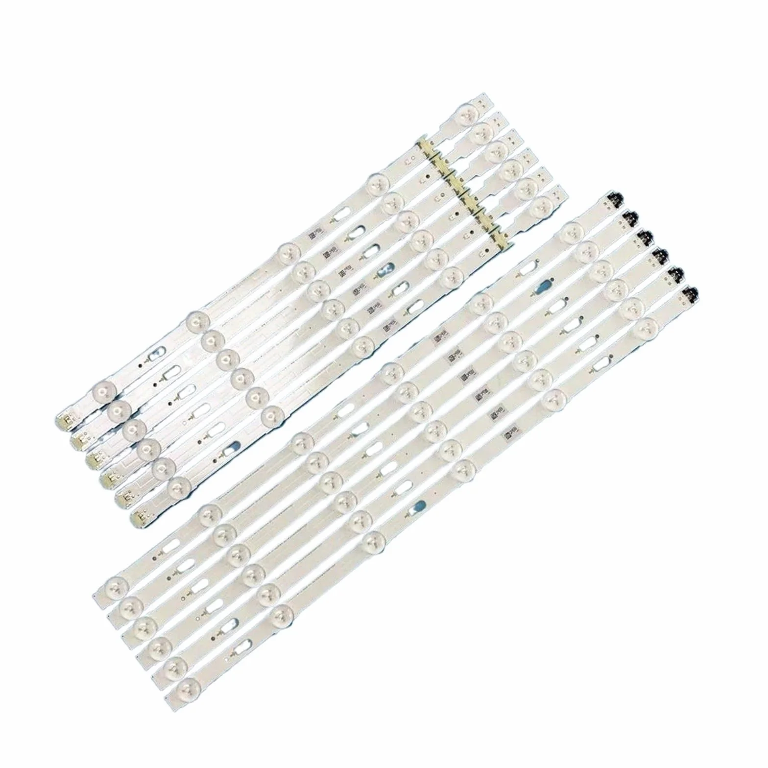 Mama's Pearl Kit 12 pièces LED Bande Fit for Samsung UE48JU6000 BN96-34793A BN96-34794A S_5U75_48_FL_R6 S_5U75_48_FL_L5 LM41-00121G LM41-00121H