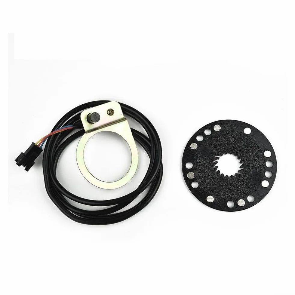 Capteur d'assistance électrique pour pédale de vélo 8/12 aimants, capteur de vitesse PAS de remplacement pour manivelle, détecteur d'impulsion en alliage câble 100 cm