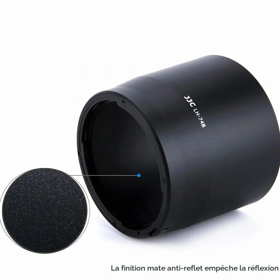JJC Pare-Soleil avec Filtre UV 67 mm pour Objectif Canon EF 70-300 mm F4-5.6 is II/RF 100-400 mm F5.6-8 is, Remplace Le Pare-Soleil Canon ET-74B
