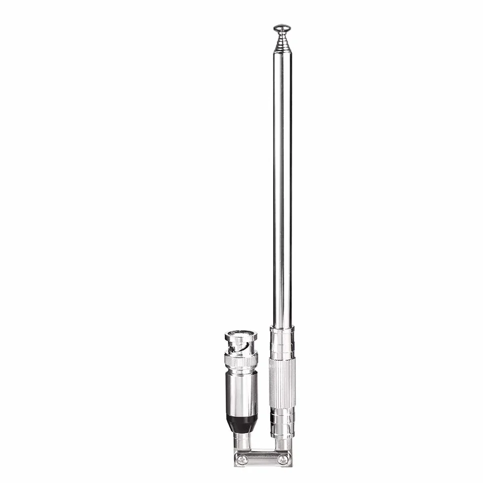 Bingfu Antenne Scanner Radio 20-460MHz 470-1300MHz Télescopique Mâle BNC 8-Section Compatible avec Uniden Bearcat Whistler Scanner Radio Police CB VHF UHF Radioamateurs