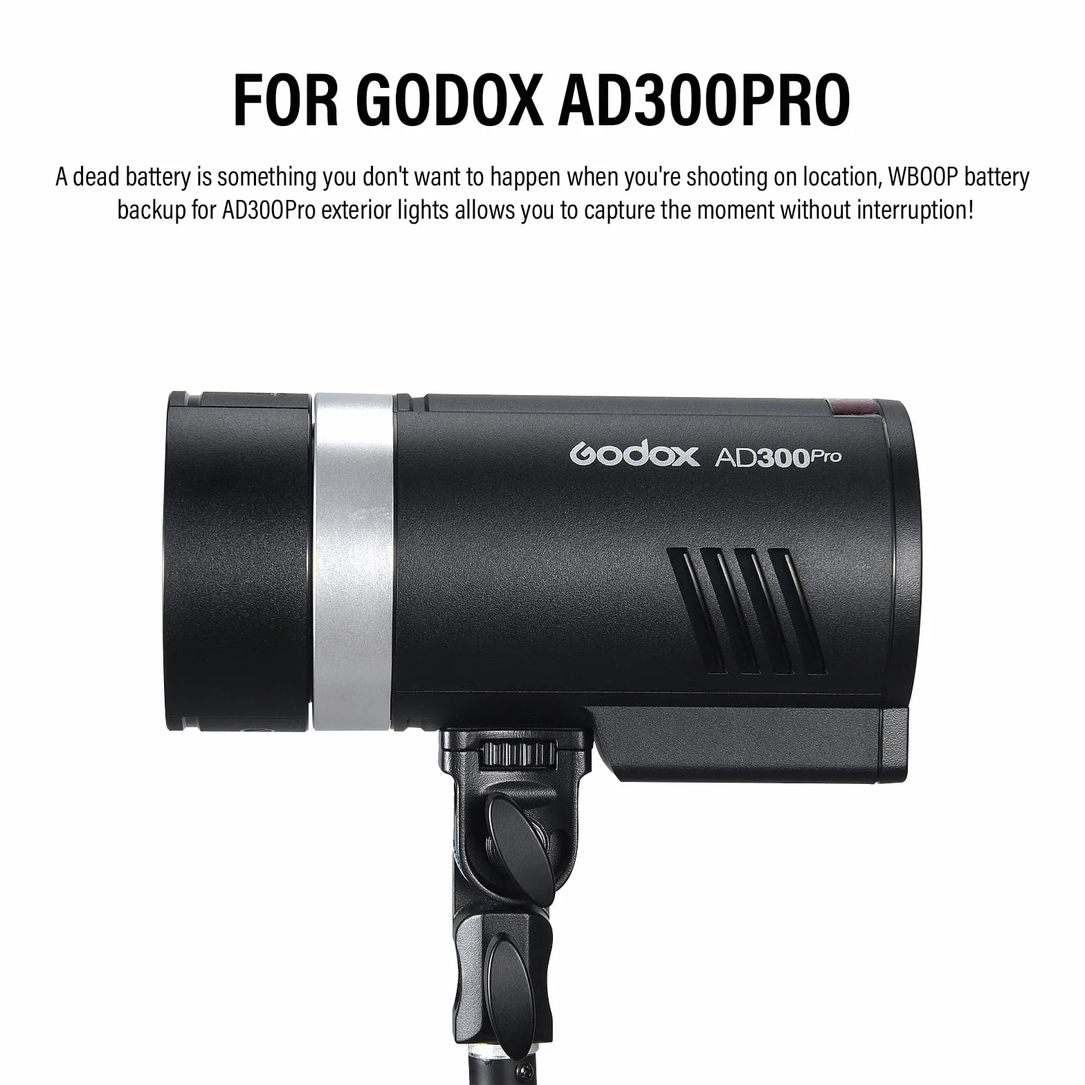 Godox WB300P Batterie pour Flash AD300PRO Battery WB300P 14,4 V/2600 mAh pour Flash Godox AD300PRO AD300PRO II