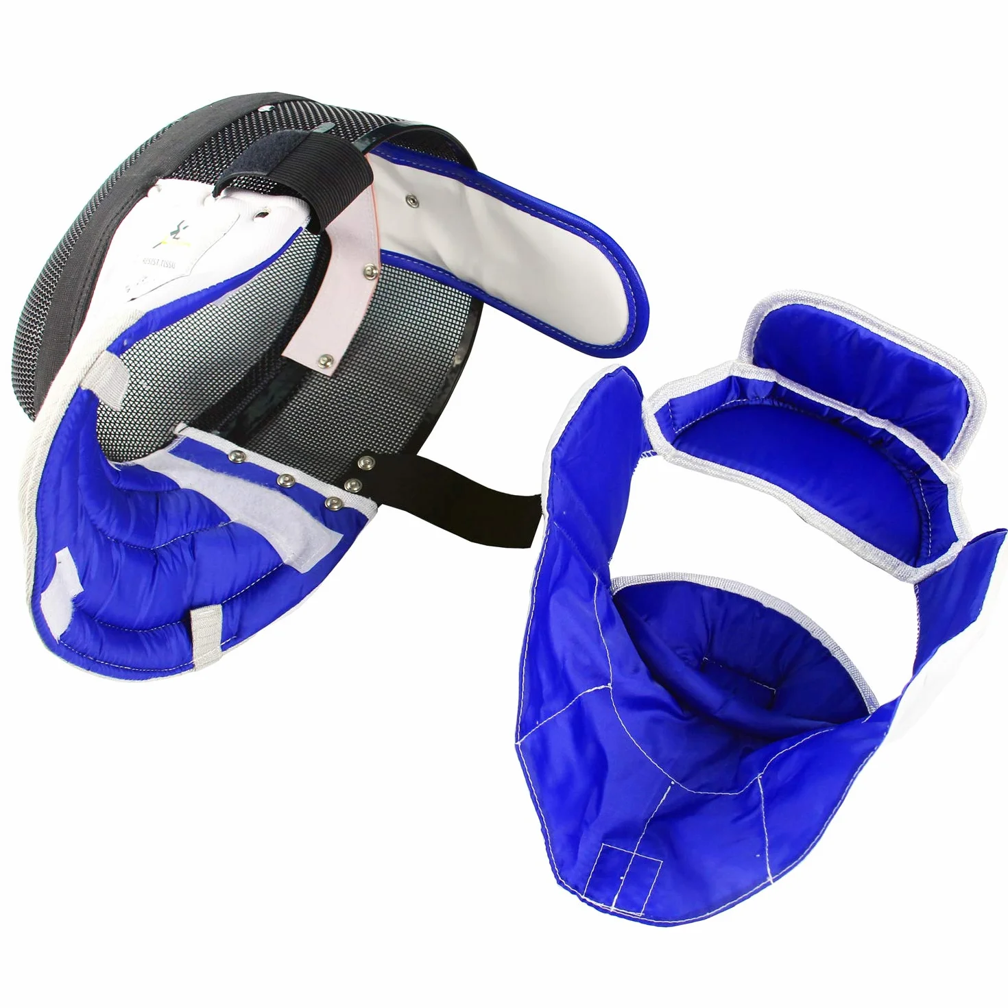 LEONARK Masque de fleuret d'escrime Noir 350NW avec Doublure intérieure Amovible Casque certifié CE