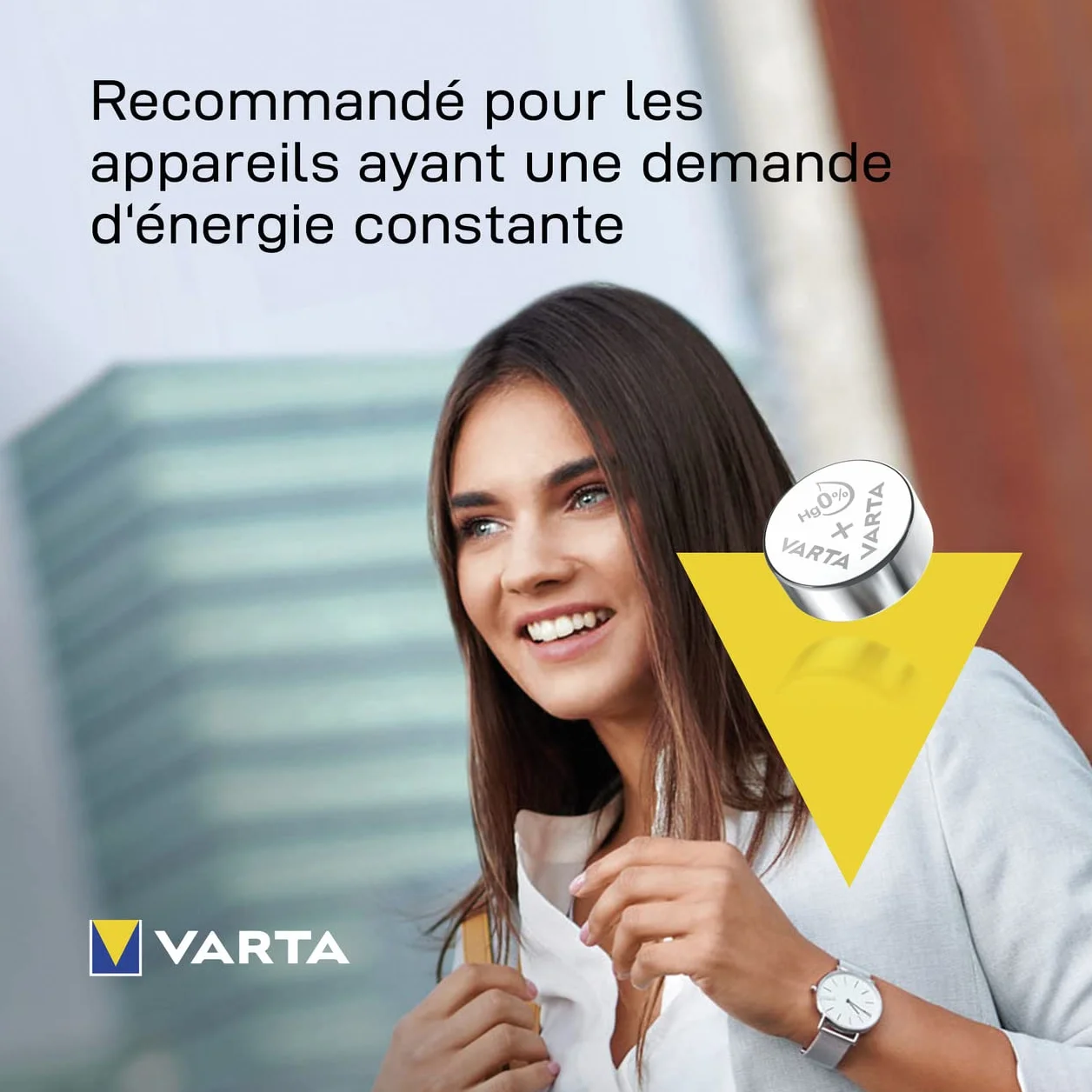 Varta Pack de 2 Piles Montres Oxyde d'Argent V377 SR66
