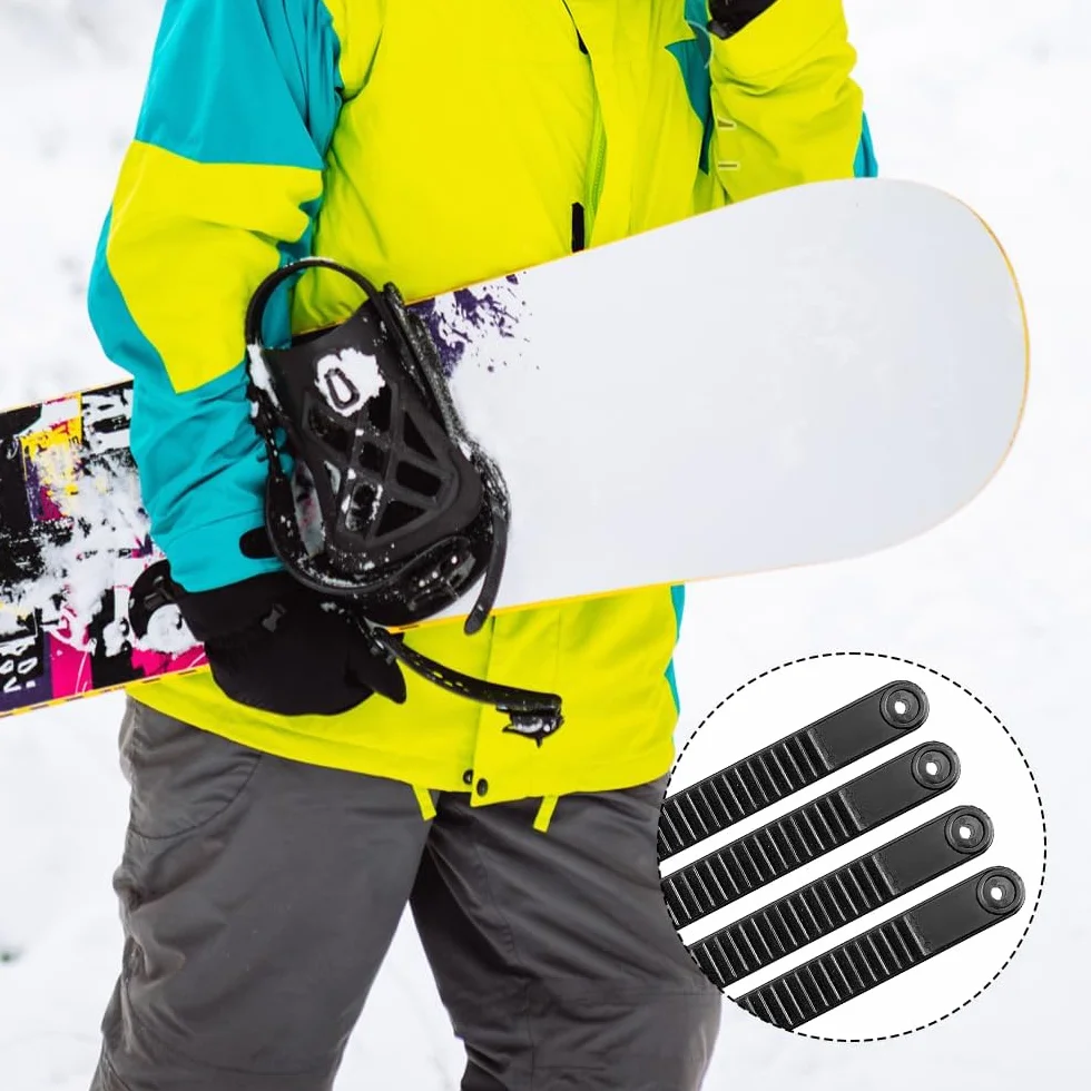 Snowboard Binding Straps en Plastique Ski Sangle de Fixation D'échelle Rechange de Cheville 6 Pièces