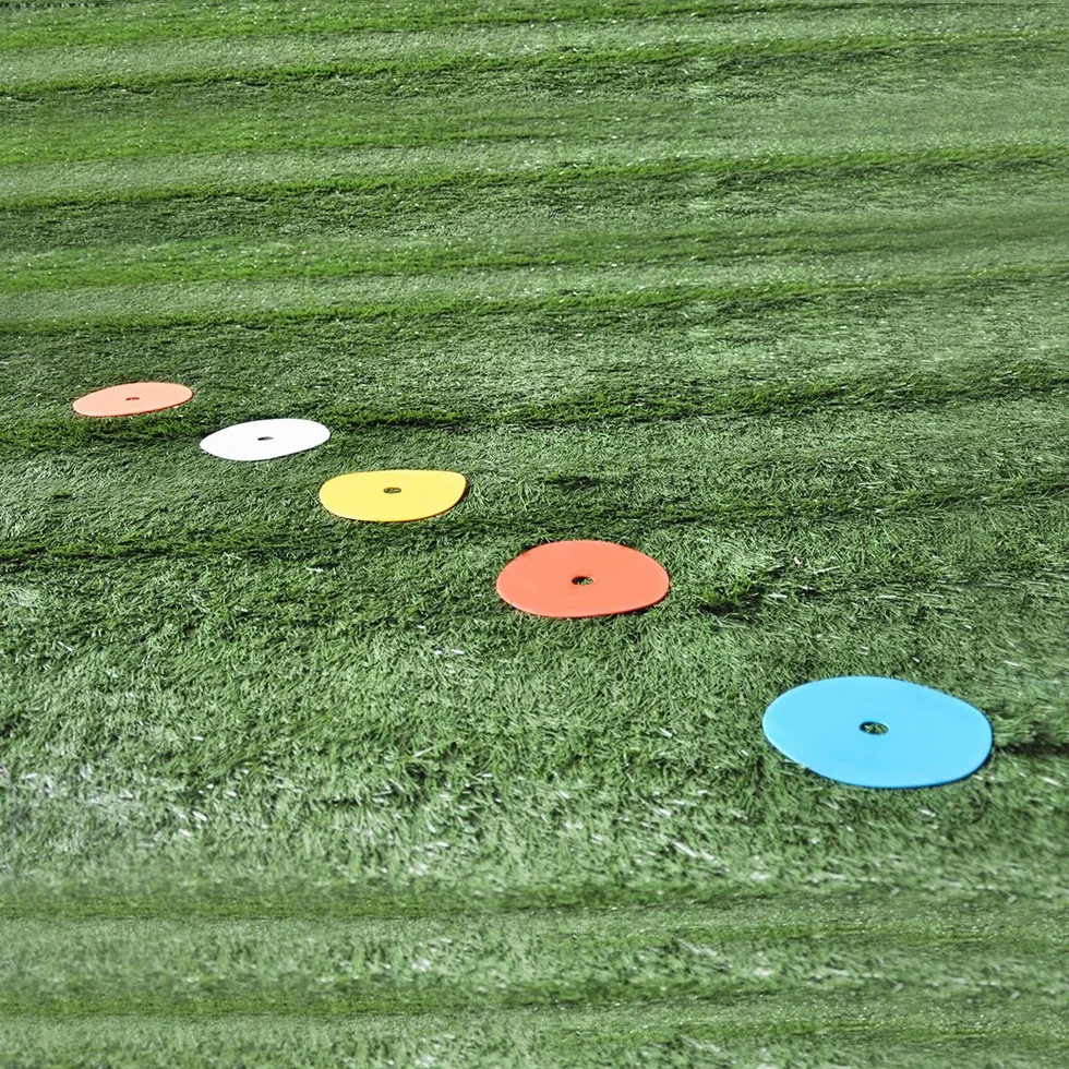 Lot de 10 Marqueurs Plats pour Football, Basket-Ball, Sports de Vitesse