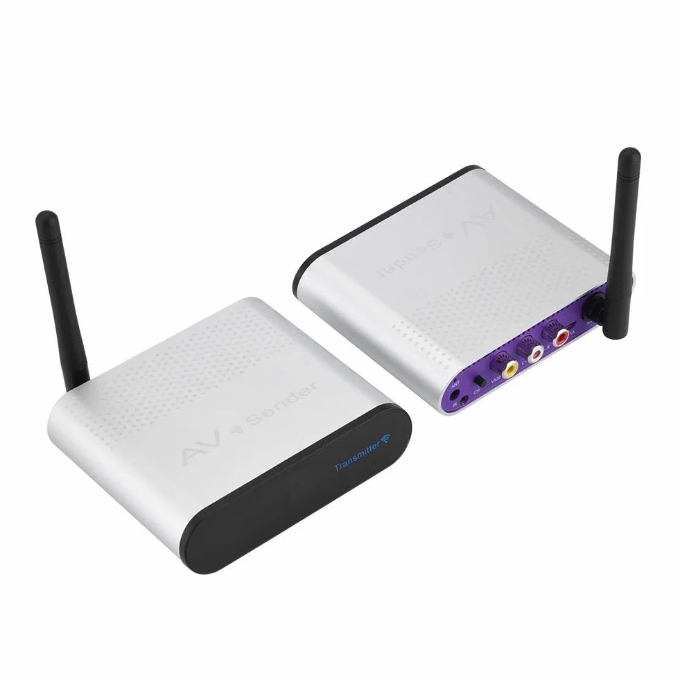 Émetteur AV sans Fil 5,8GHz 300m 8 Groupes Émetteur et Récepteur Audio/Vidéo