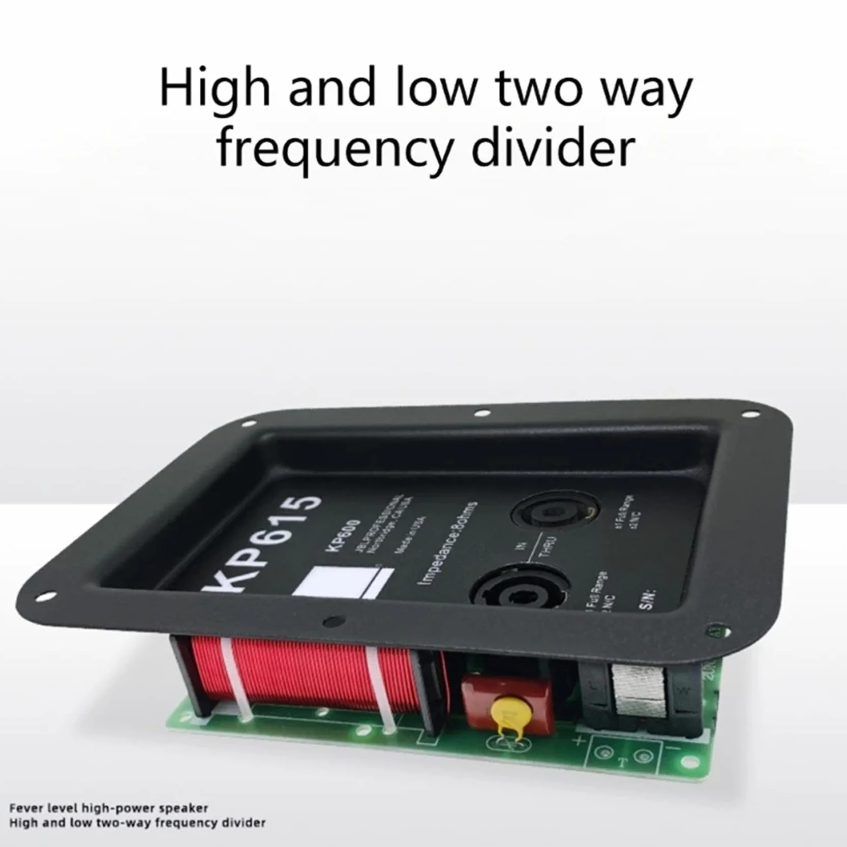 2X Diviseur Audio 2 Voies Module Diviseur de Fréquence de Croisement Treble HiFi Filtre de Croisement Carte Distributrice pour Haut-Parleur